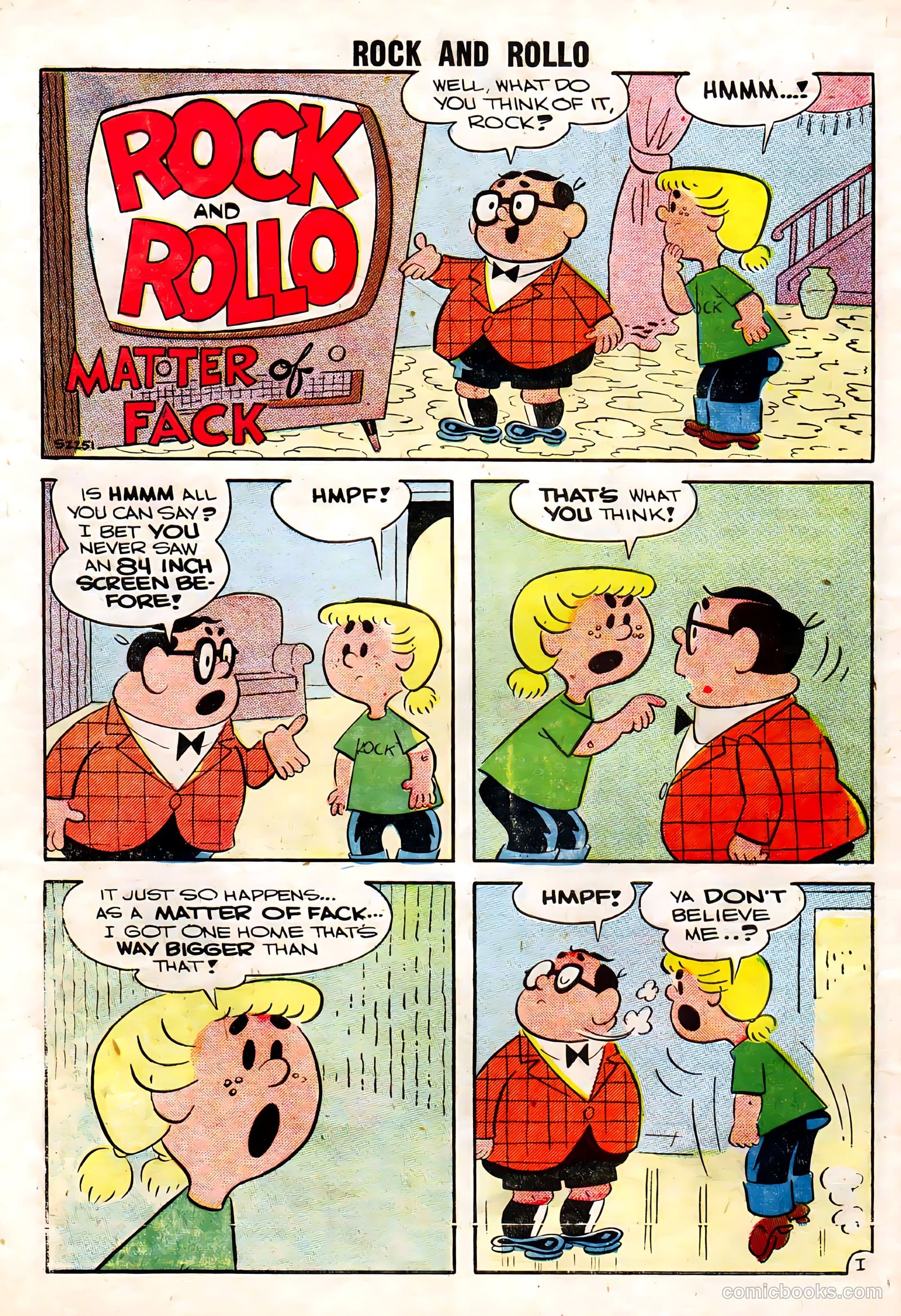 Rock and Rollo #14 (1957) — page 30 of 36