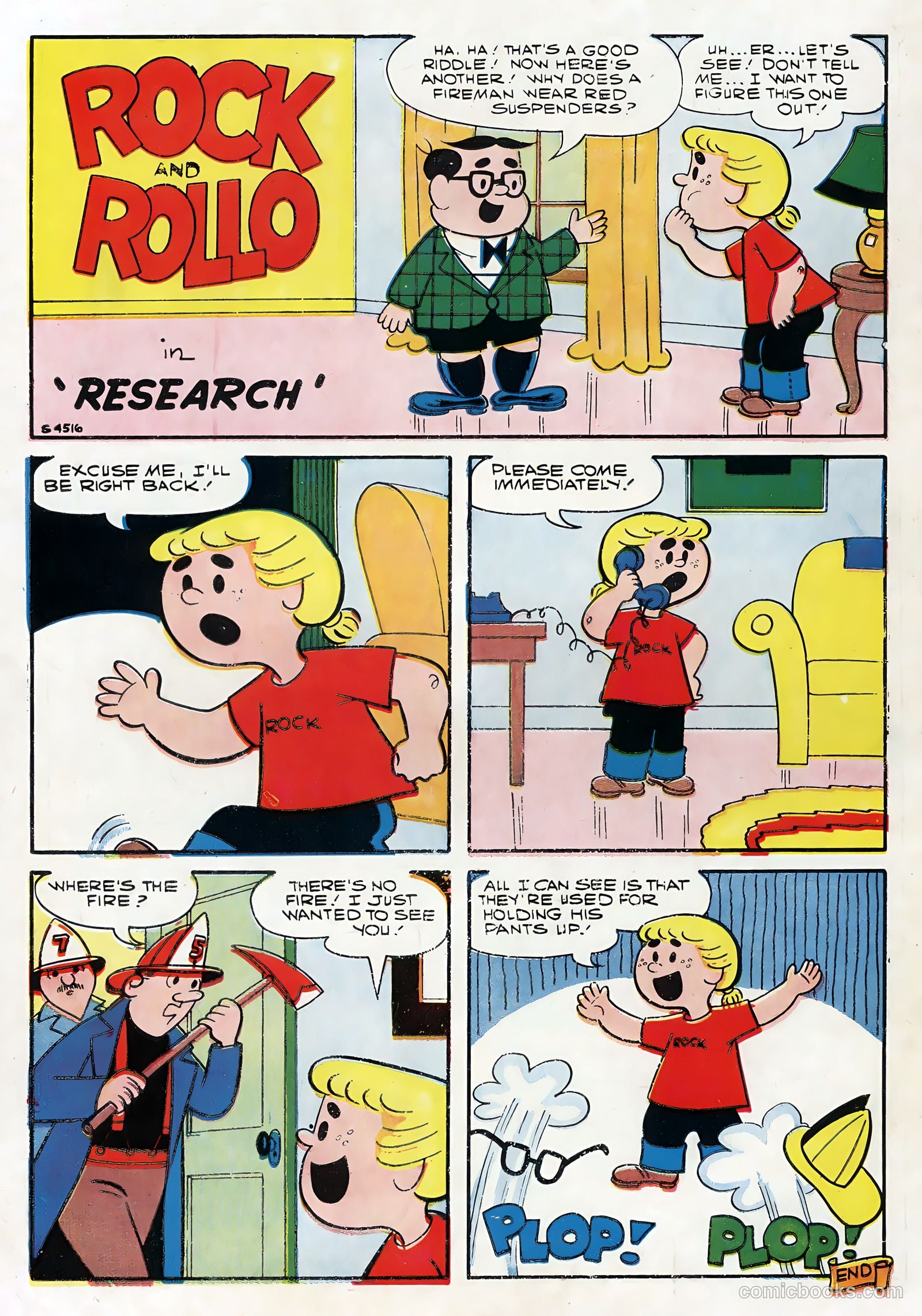Rock and Rollo #19 (1958) — page 36 of 36