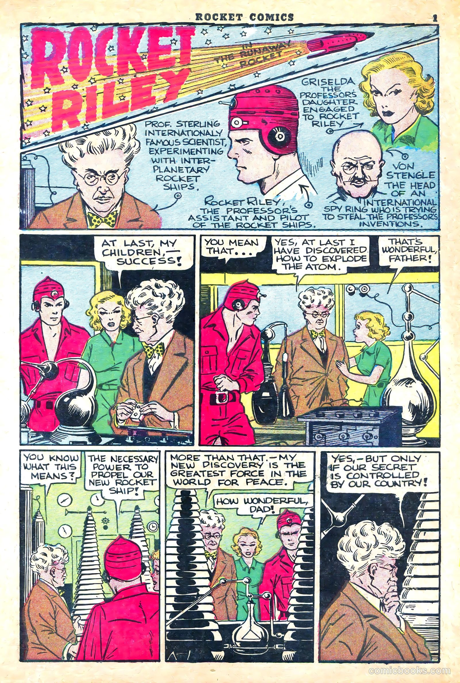 Rocket Comics #1 (1940) — page 3 of 68
