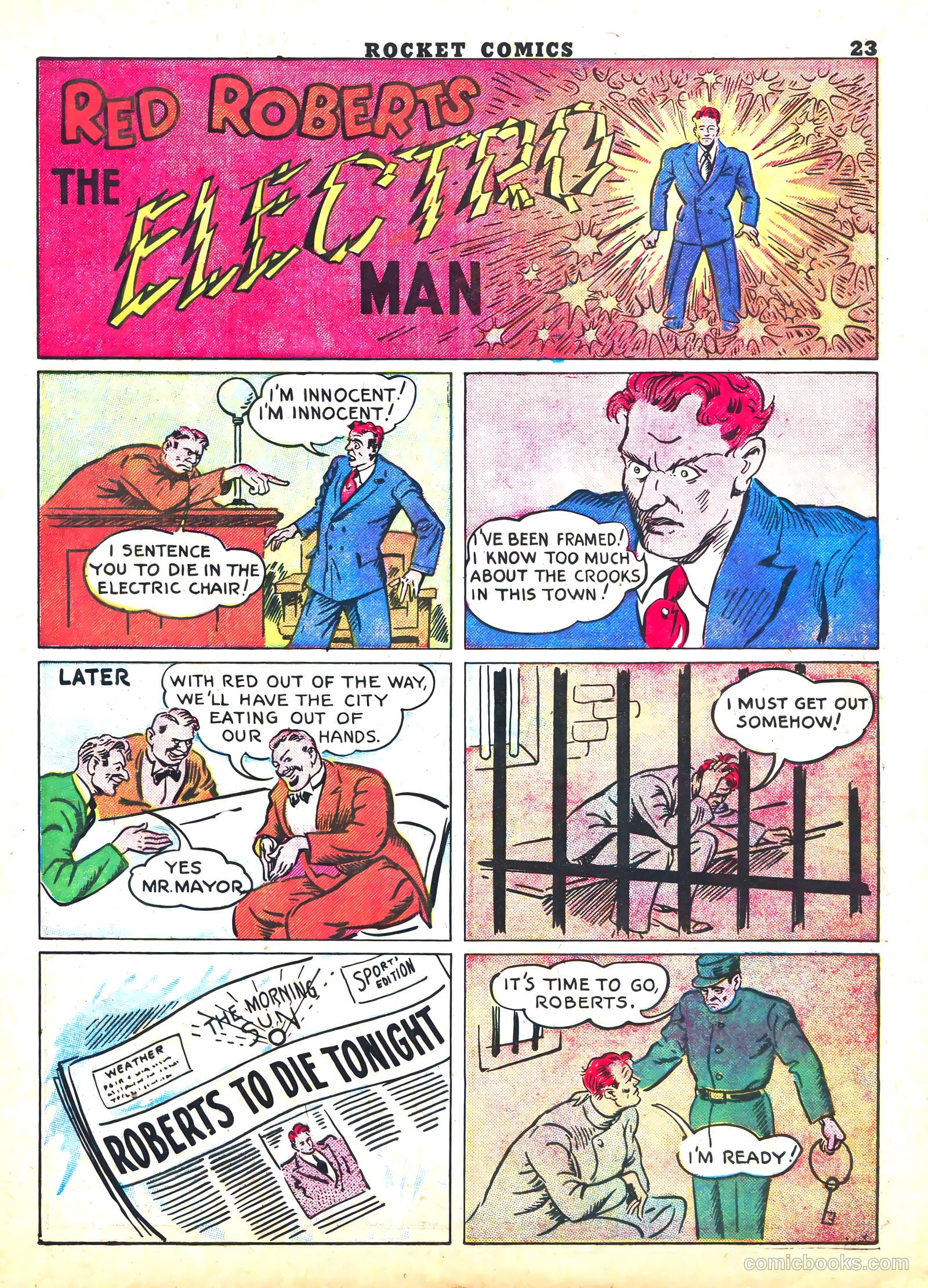 Rocket Comics #1 (1940) — page 25 of 68