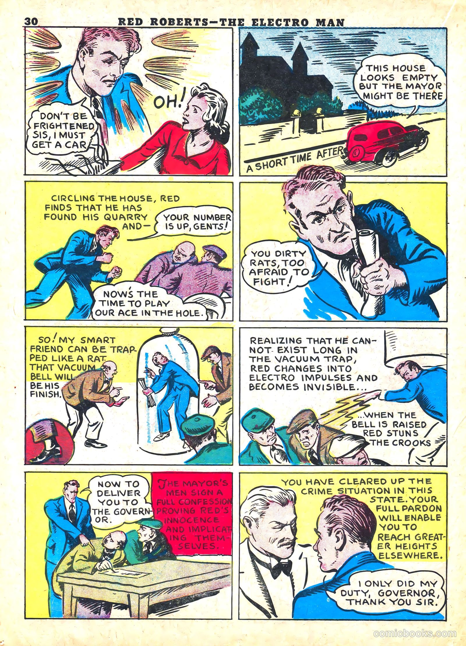 Rocket Comics #1 (1940) — page 32 of 68