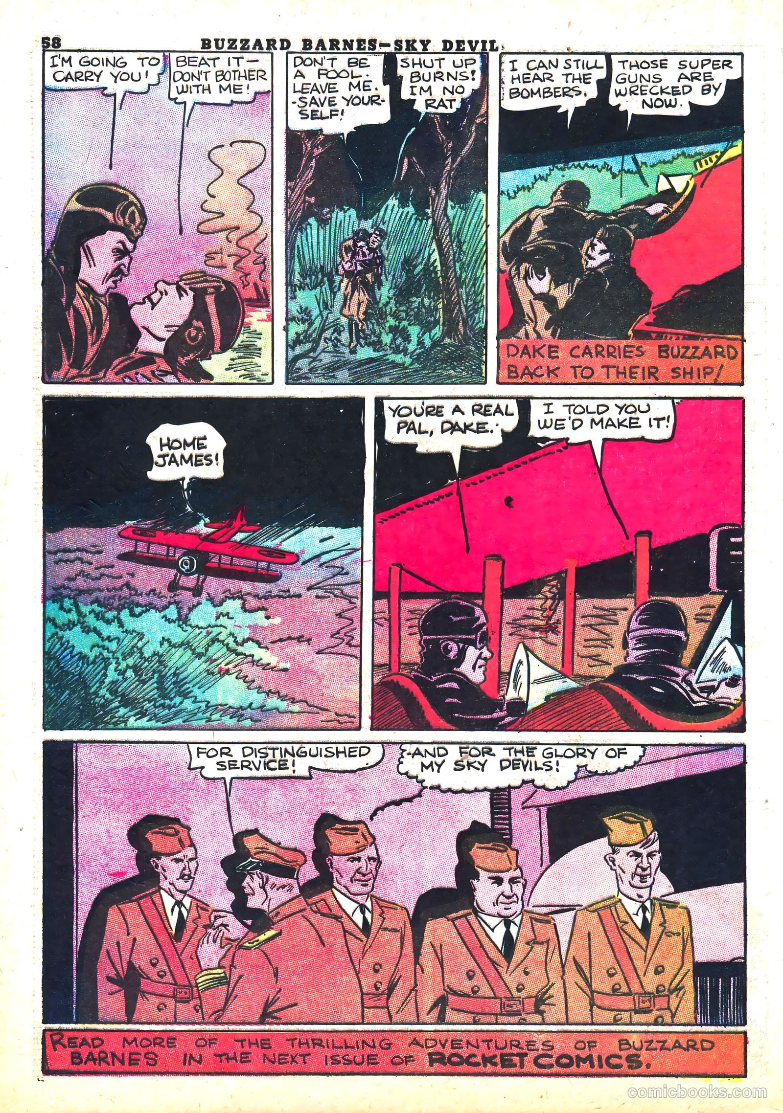 Rocket Comics #1 (1940) — page 60 of 68