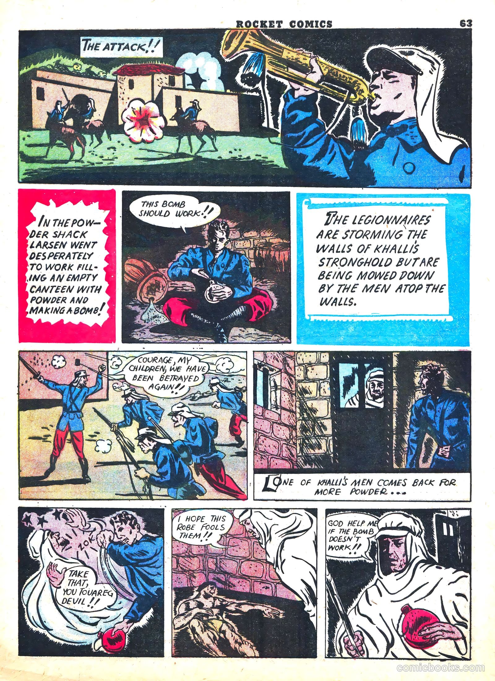 Rocket Comics #1 (1940) — page 65 of 68