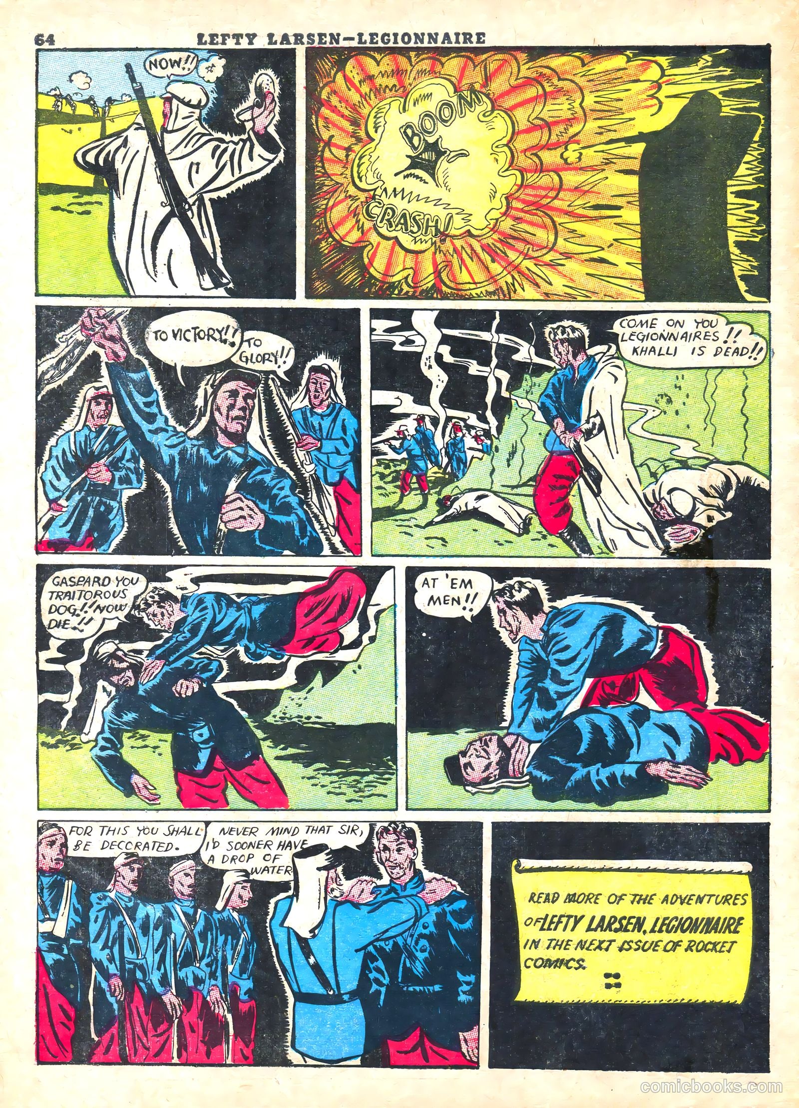 Rocket Comics #1 (1940) — page 66 of 68