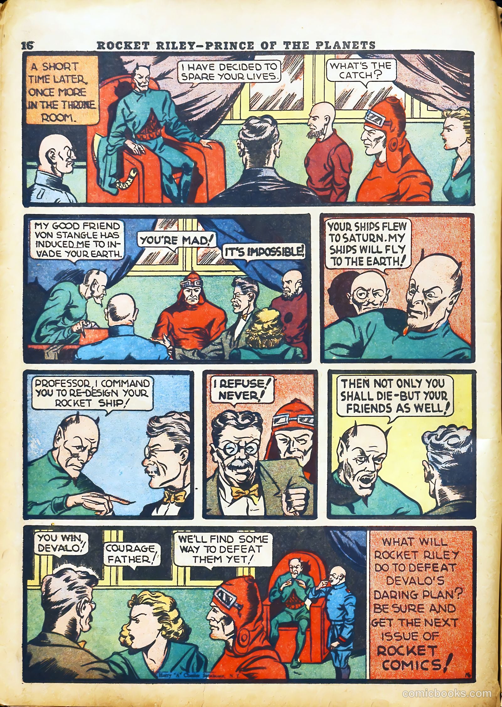 Rocket Comics #2 (1940) — page 18 of 70