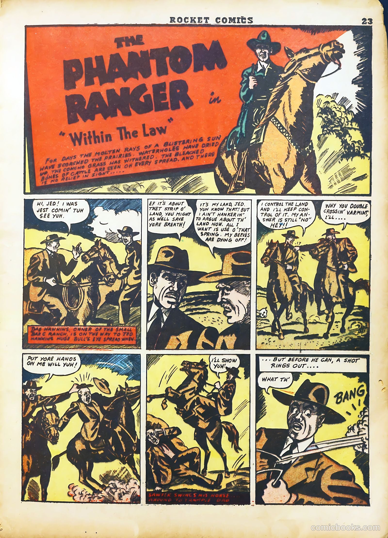 Rocket Comics #2 (1940) — page 25 of 70