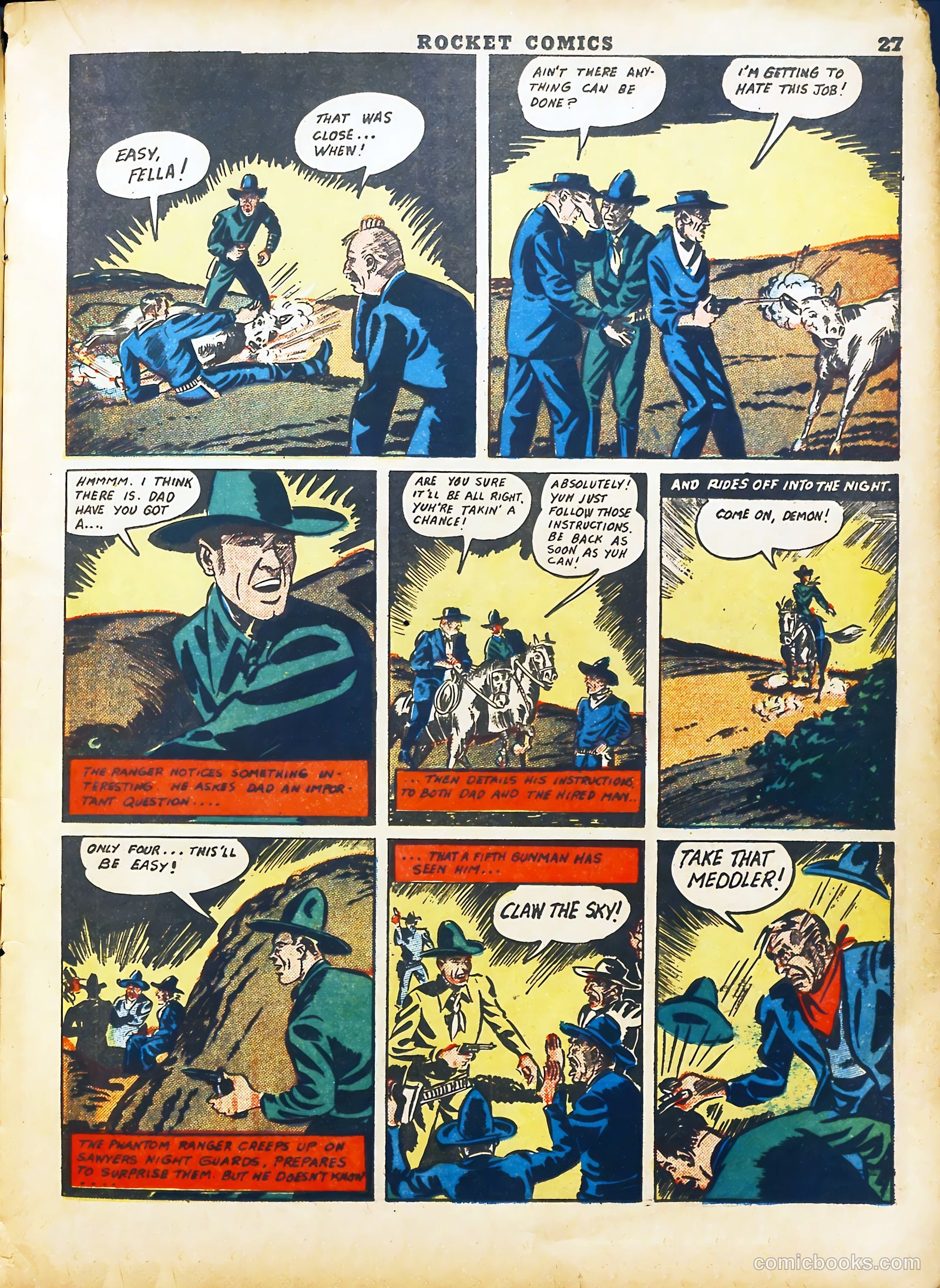 Rocket Comics #2 (1940) — page 29 of 70