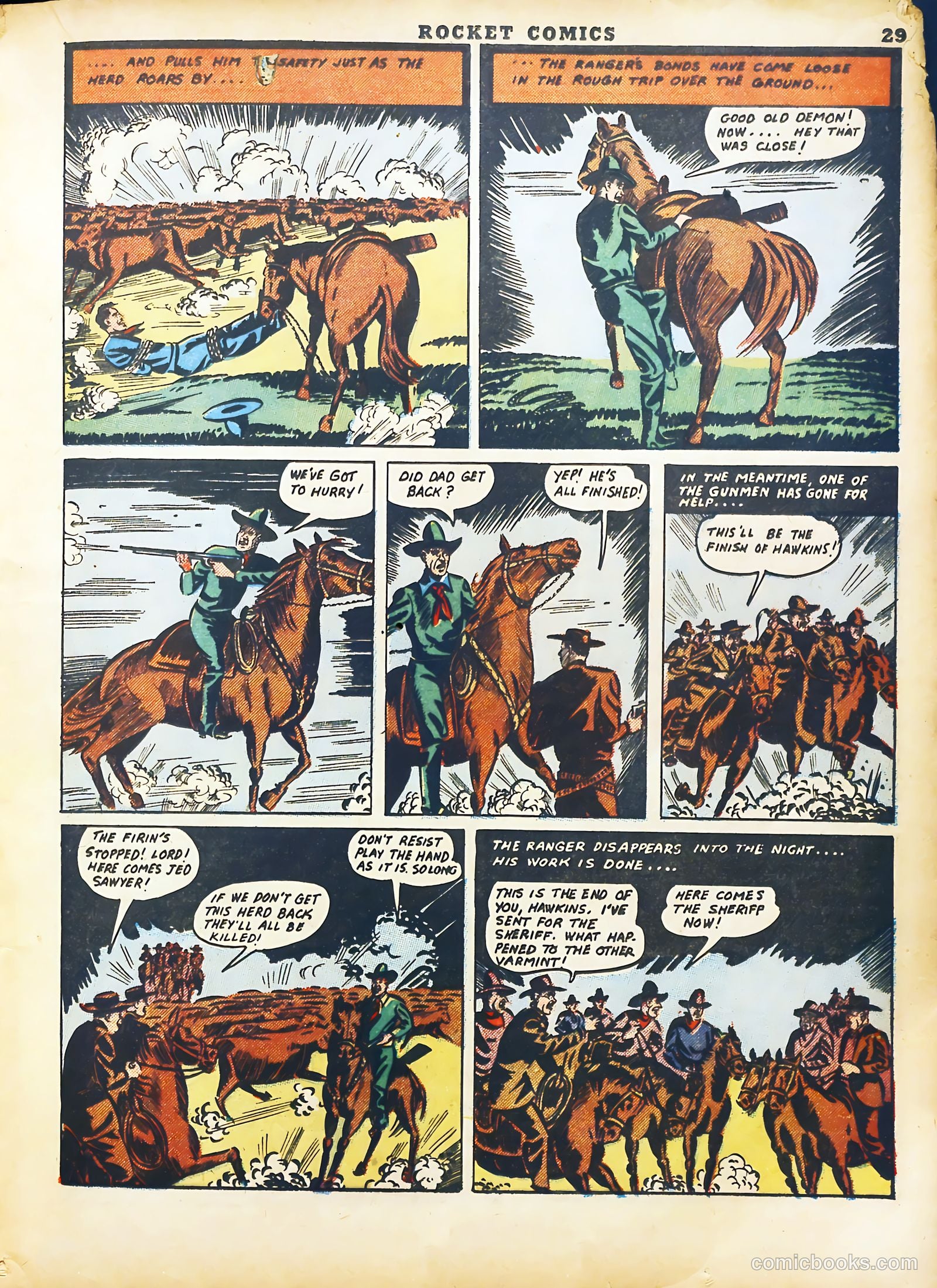 Rocket Comics #2 (1940) — page 31 of 70