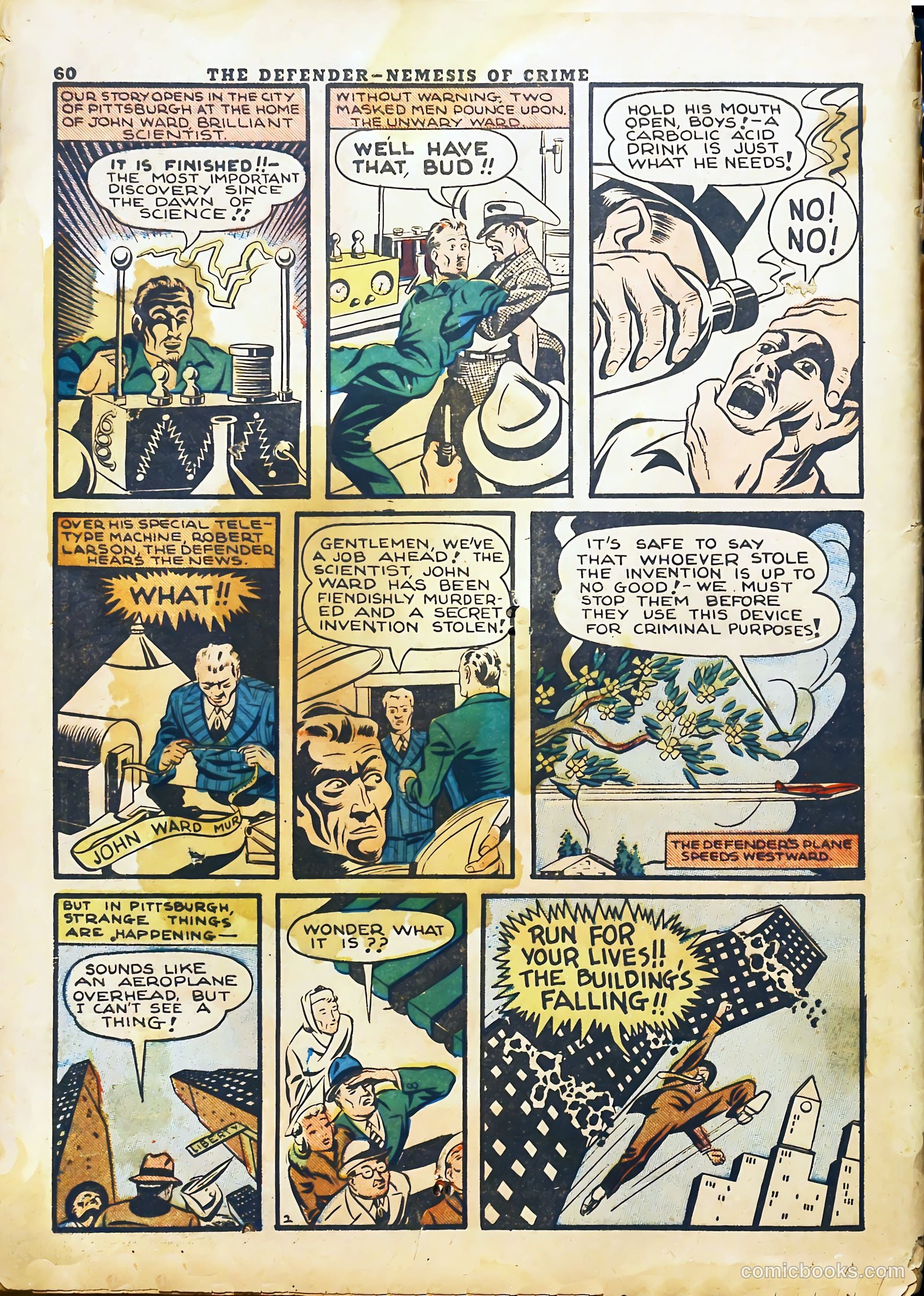 Rocket Comics #2 (1940) — page 62 of 70
