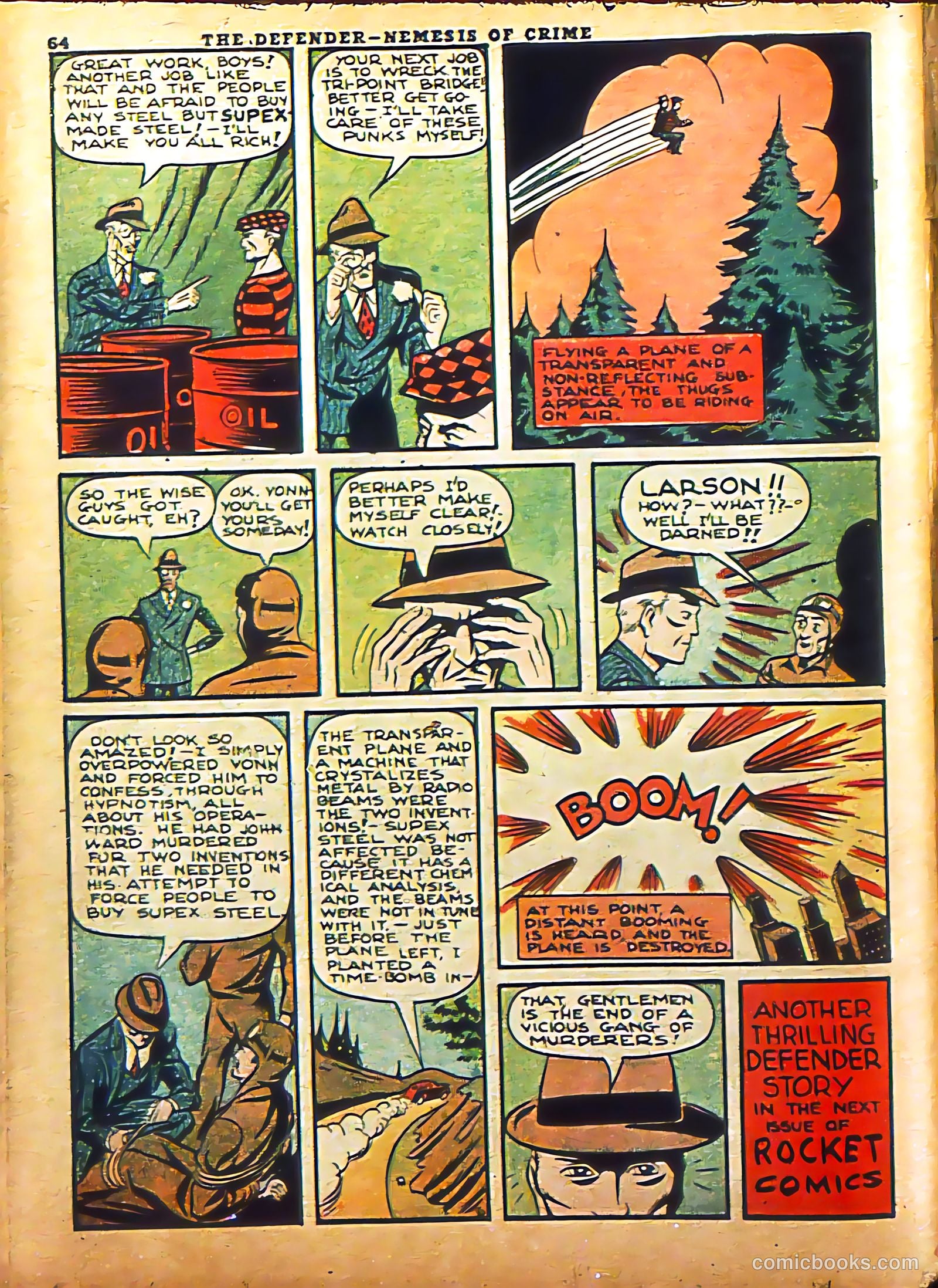 Rocket Comics #2 (1940) — page 66 of 70