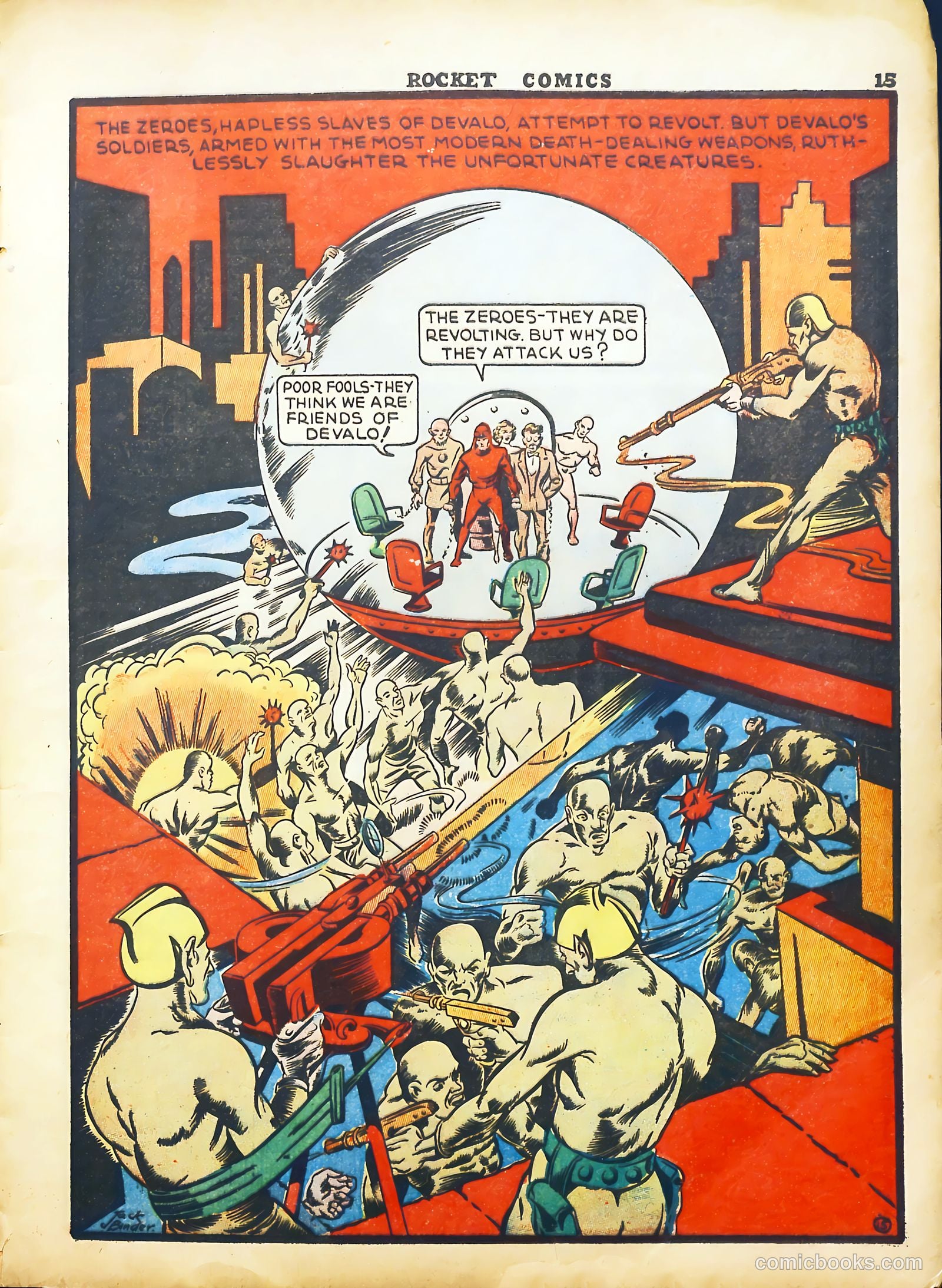 Rocket Comics #2 (1940) — page 17 of 69