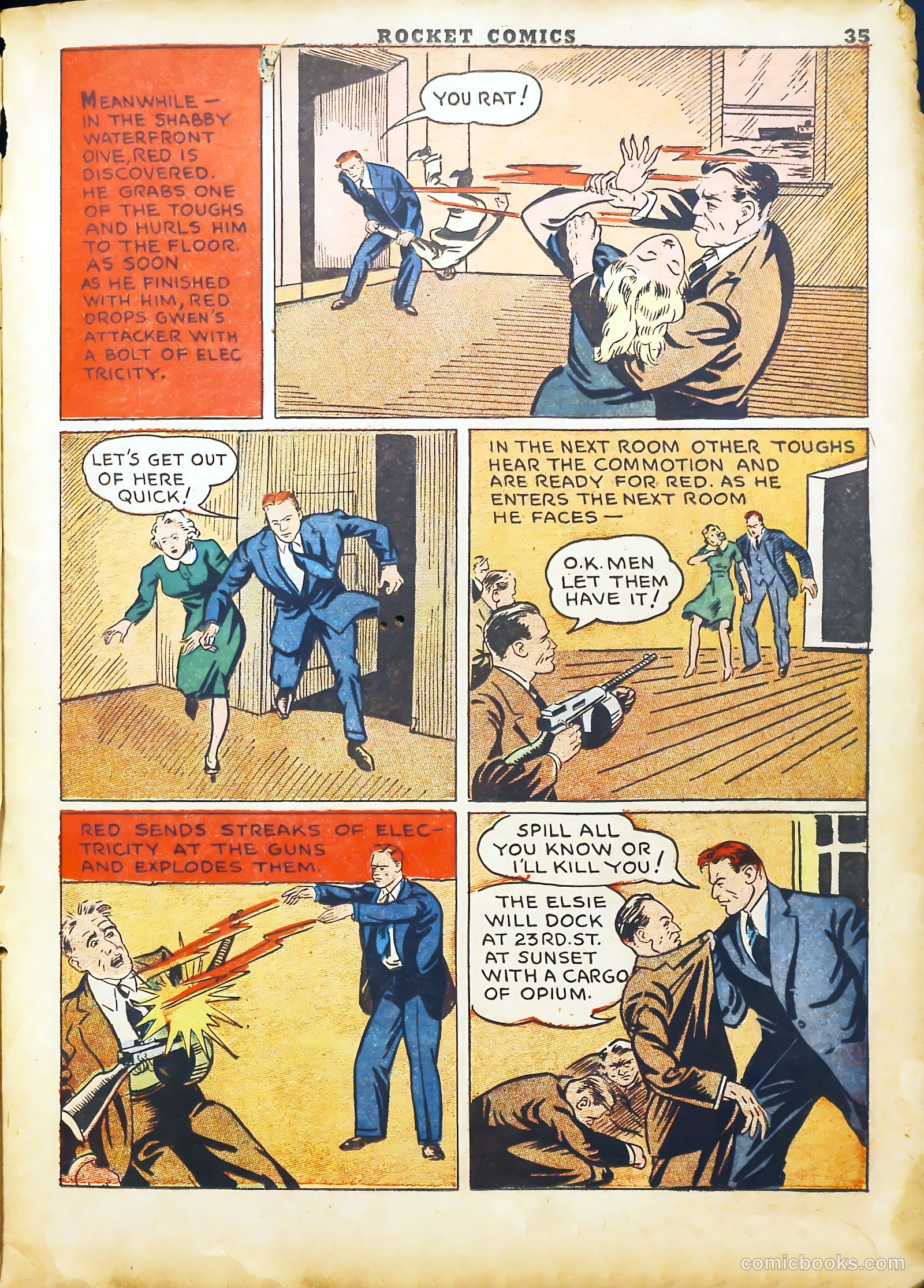 Rocket Comics #2 (1940) — page 37 of 69
