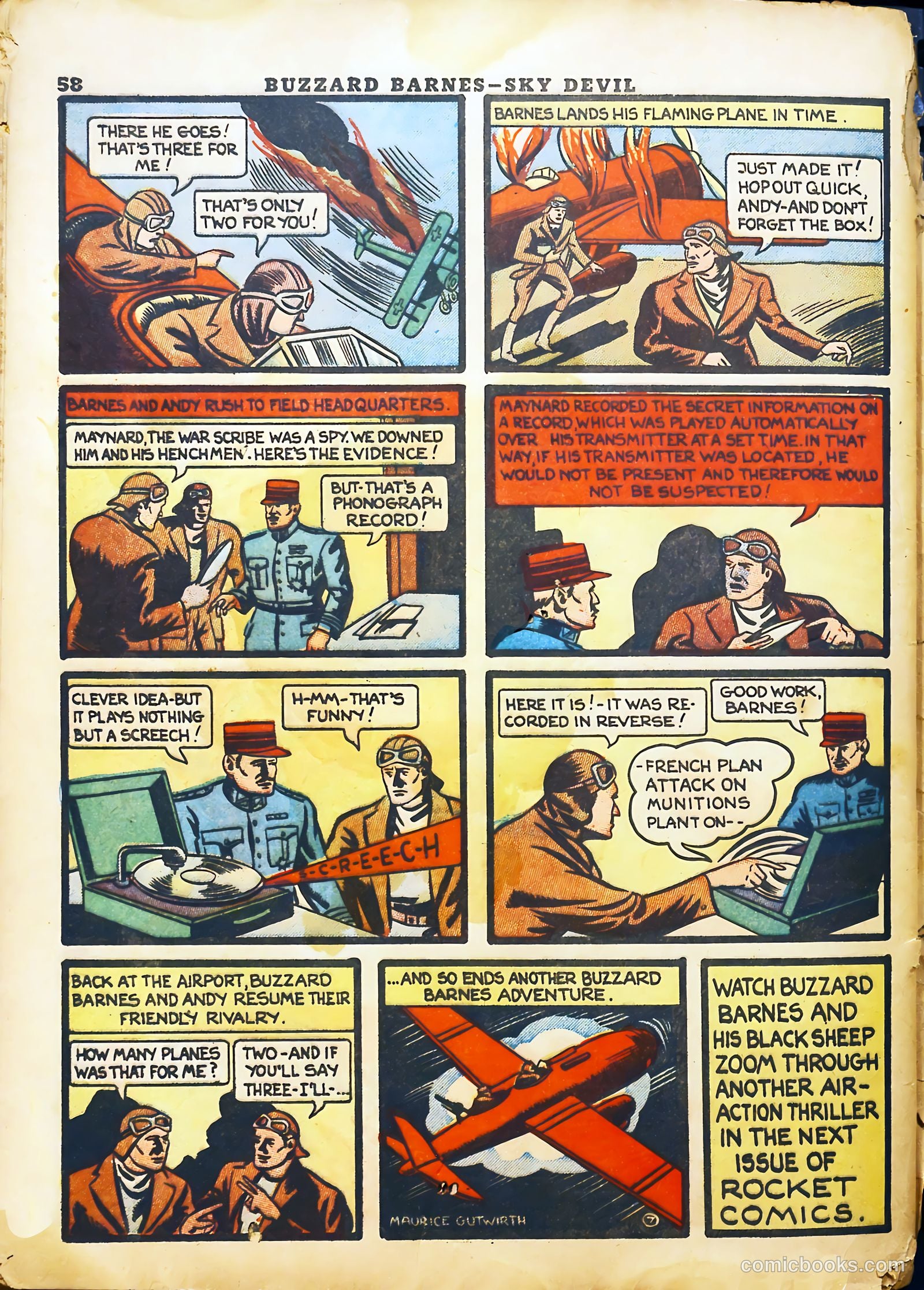 Rocket Comics #2 (1940) — page 60 of 69