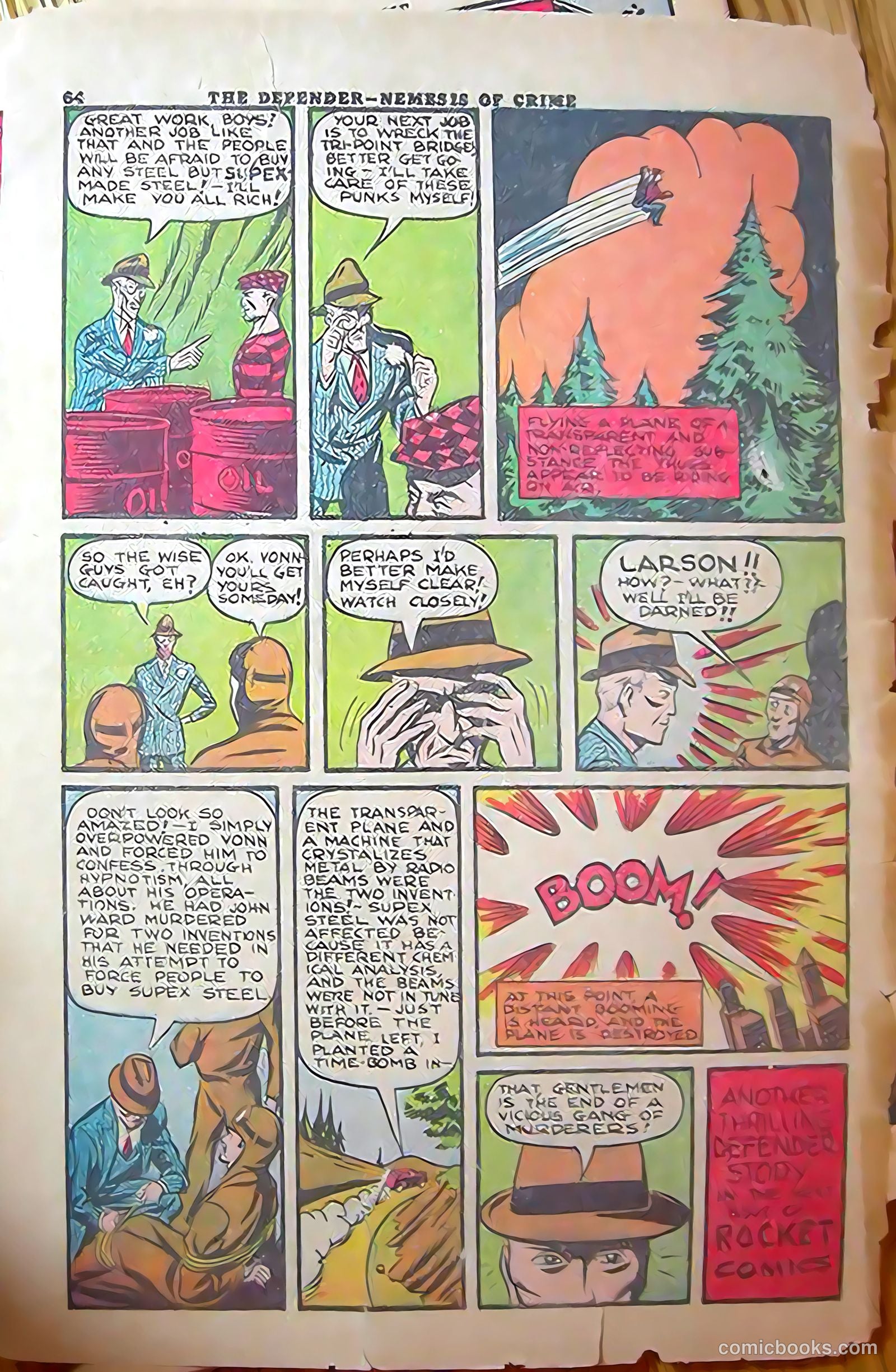 Rocket Comics #2 (1940) — page 67 of 69