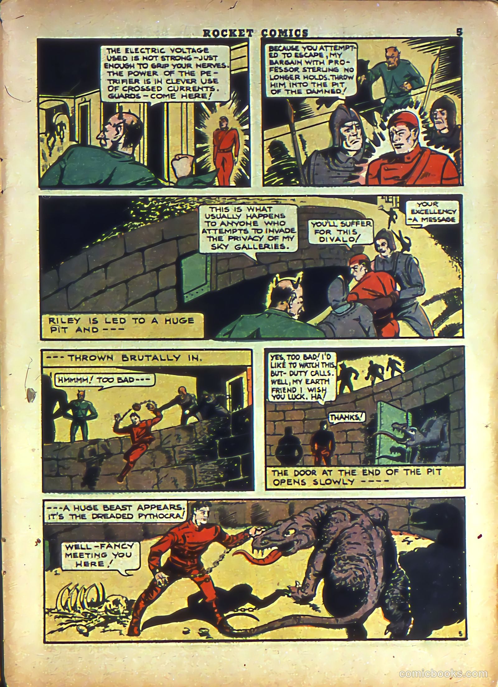 Rocket Comics #3 (1940) — page 7 of 68