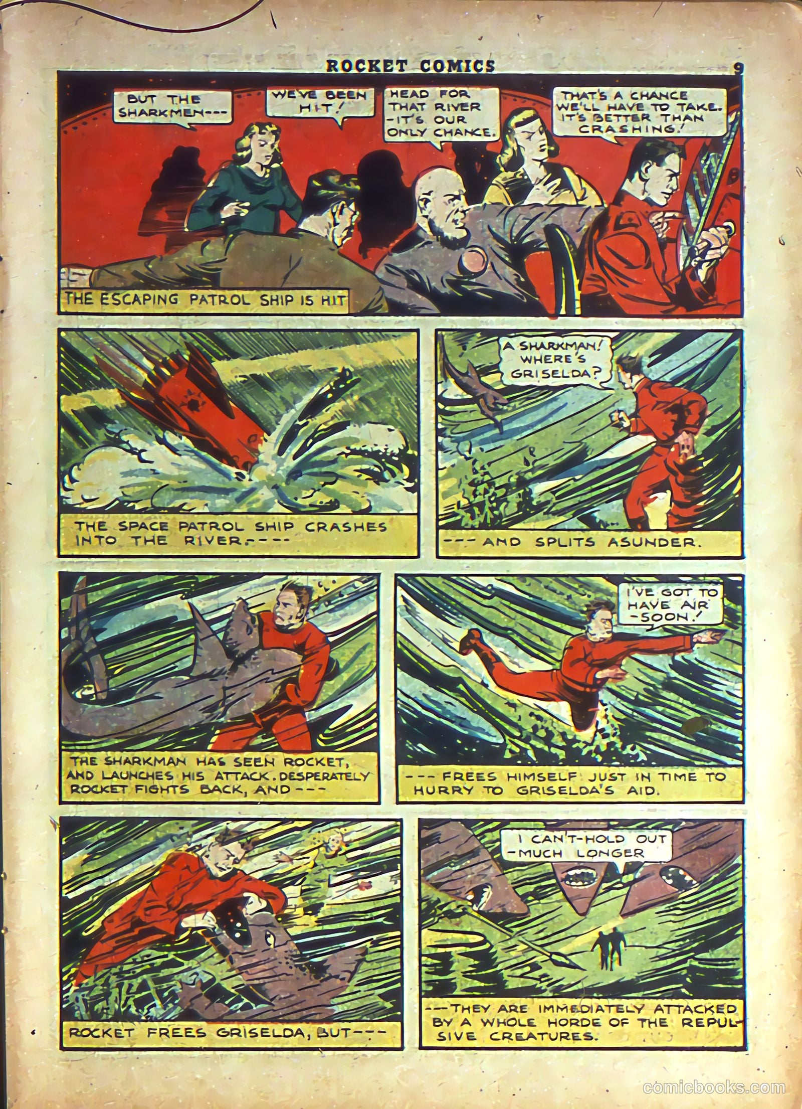 Rocket Comics #3 (1940) — page 11 of 68