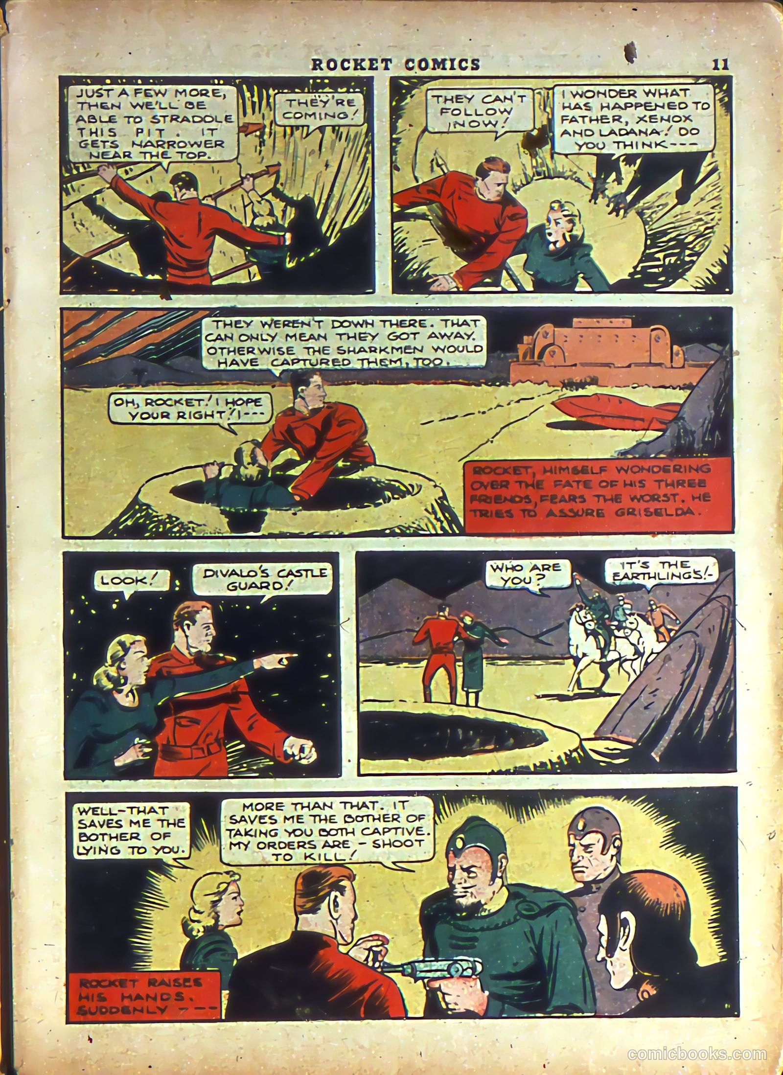 Rocket Comics #3 (1940) — page 13 of 68