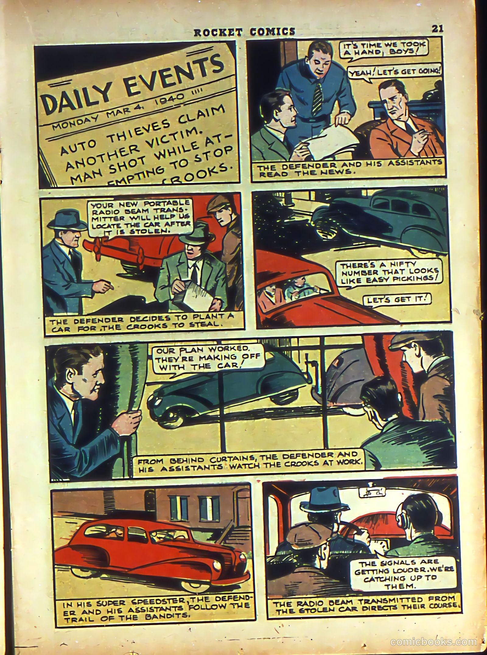 Rocket Comics #3 (1940) — page 23 of 68