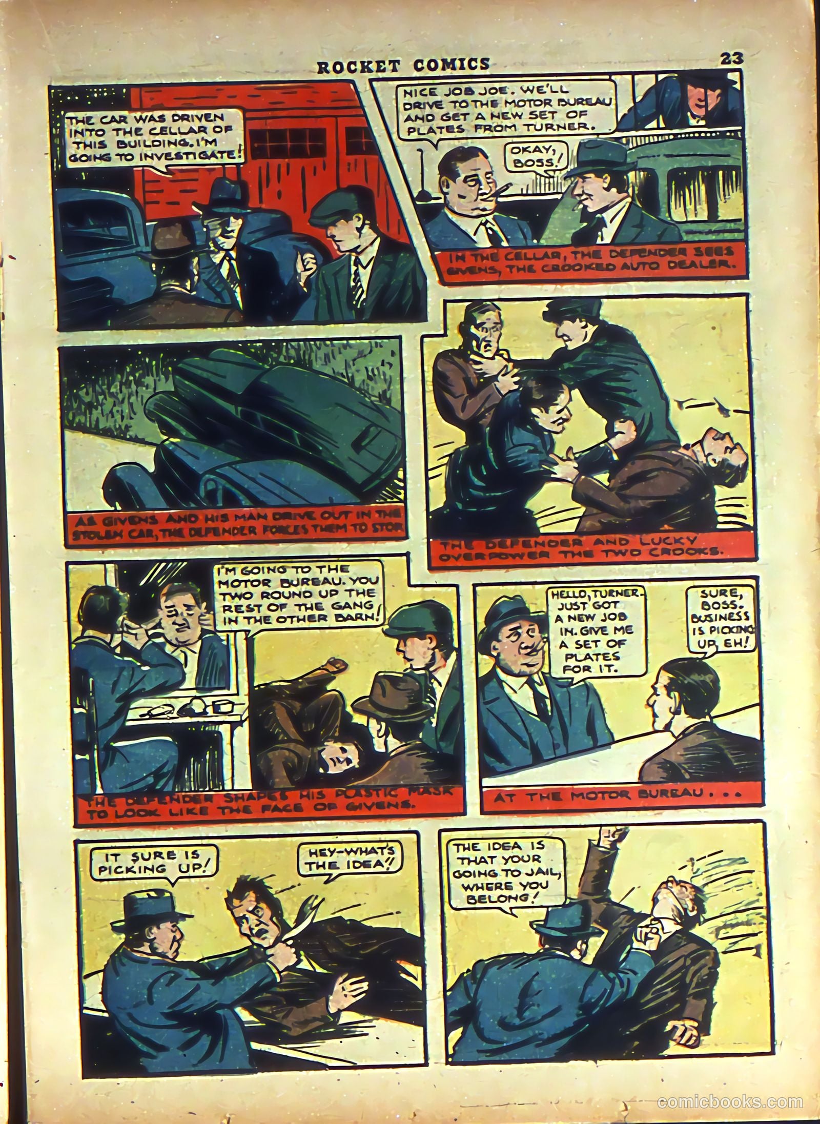 Rocket Comics #3 (1940) — page 25 of 68