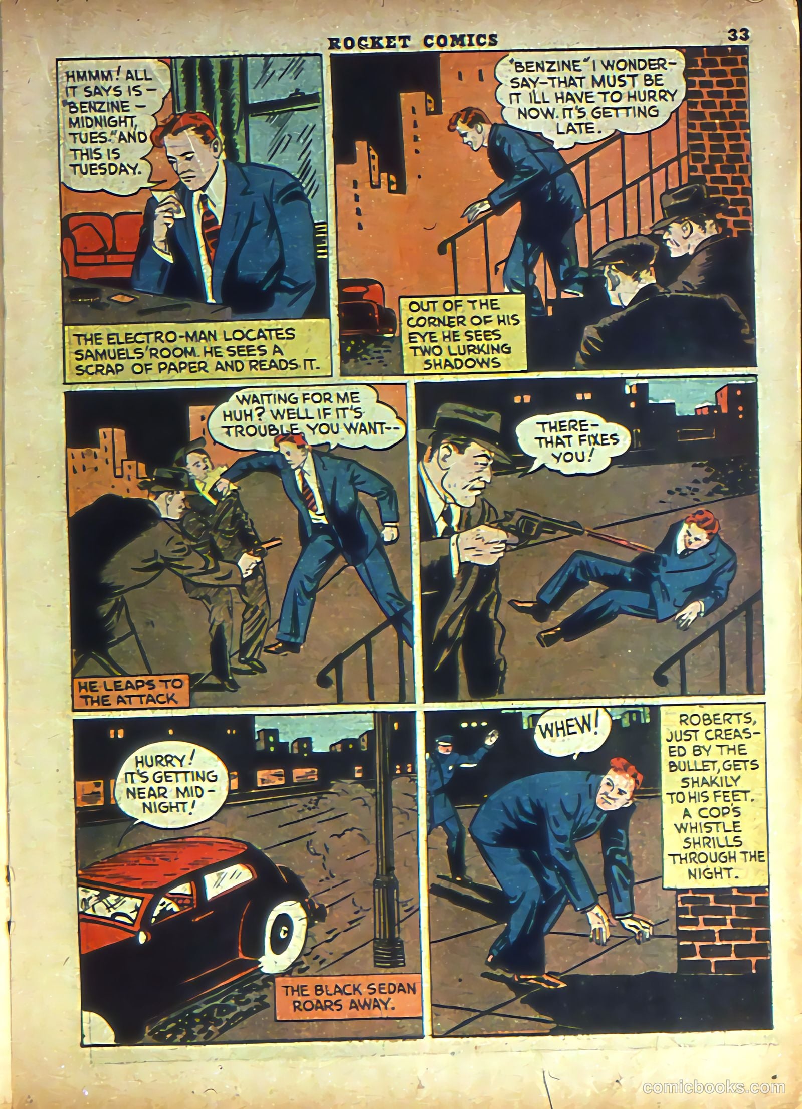 Rocket Comics #3 (1940) — page 35 of 68