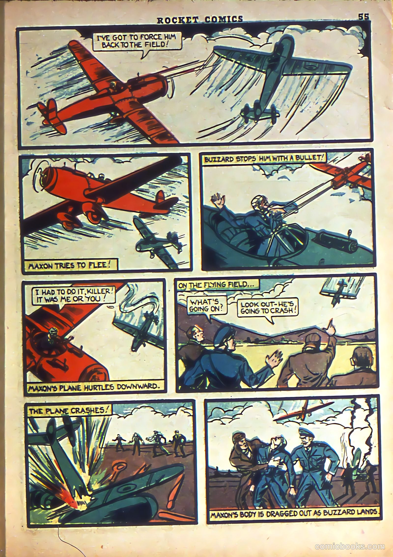 Rocket Comics #3 (1940) — page 57 of 68
