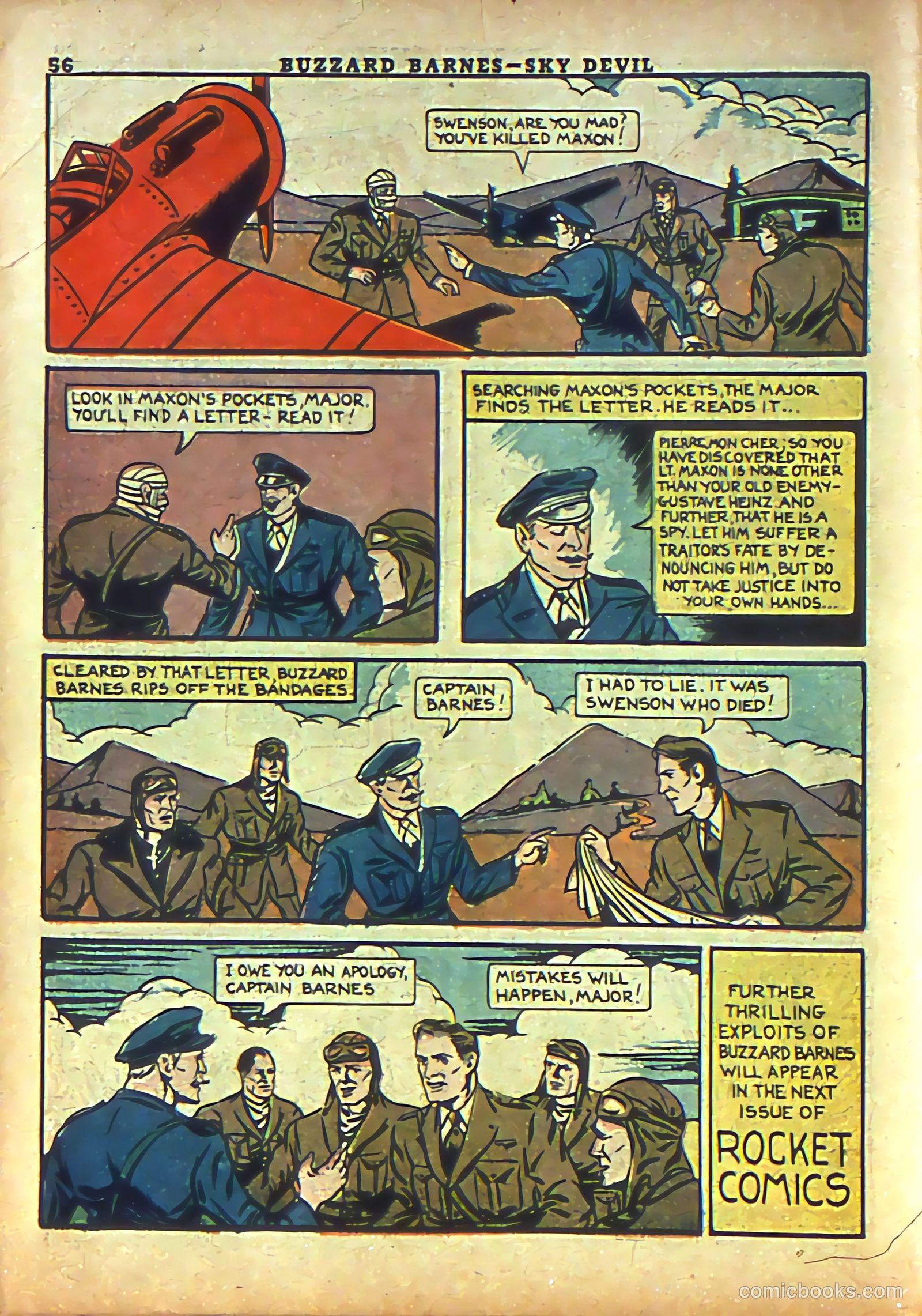 Rocket Comics #3 (1940) — page 58 of 68