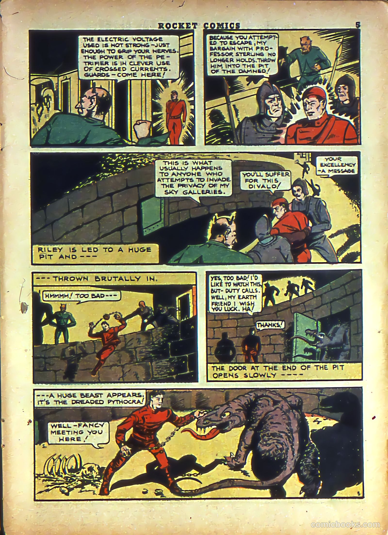 Rocket Comics #3 (1945) — page 7 of 68