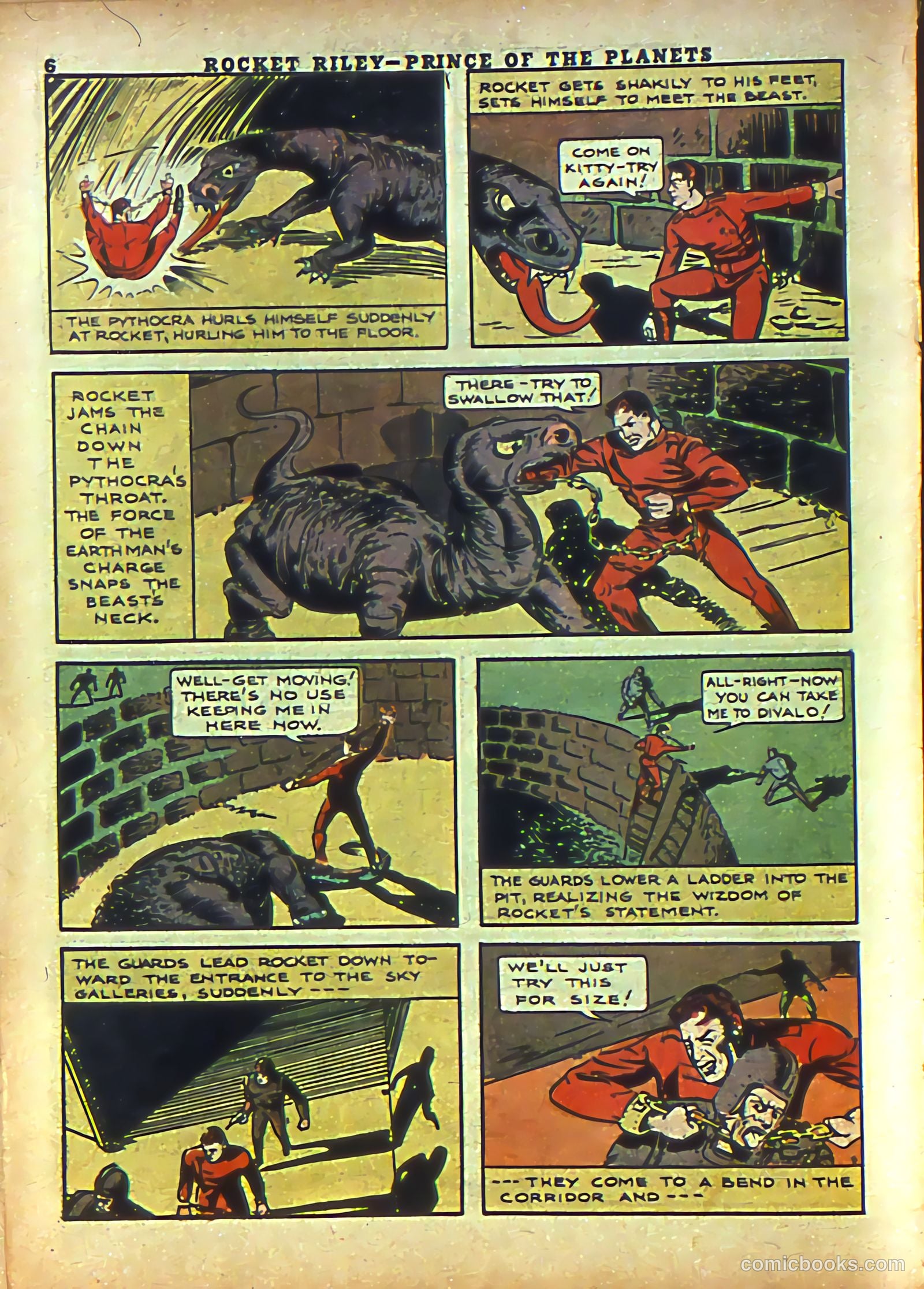Rocket Comics #3 (1945) — page 8 of 68