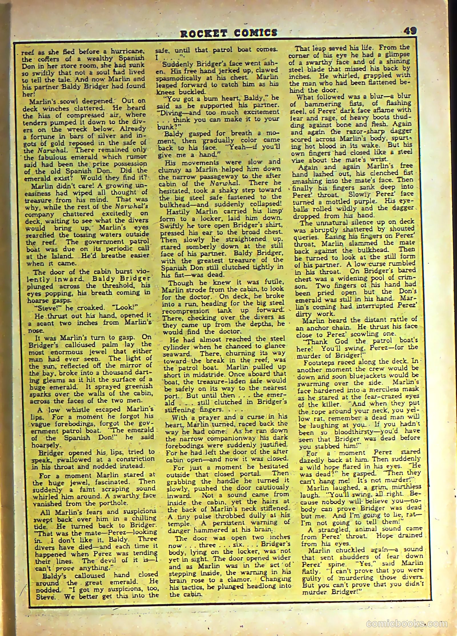 Rocket Comics #3 (1945) — page 51 of 68