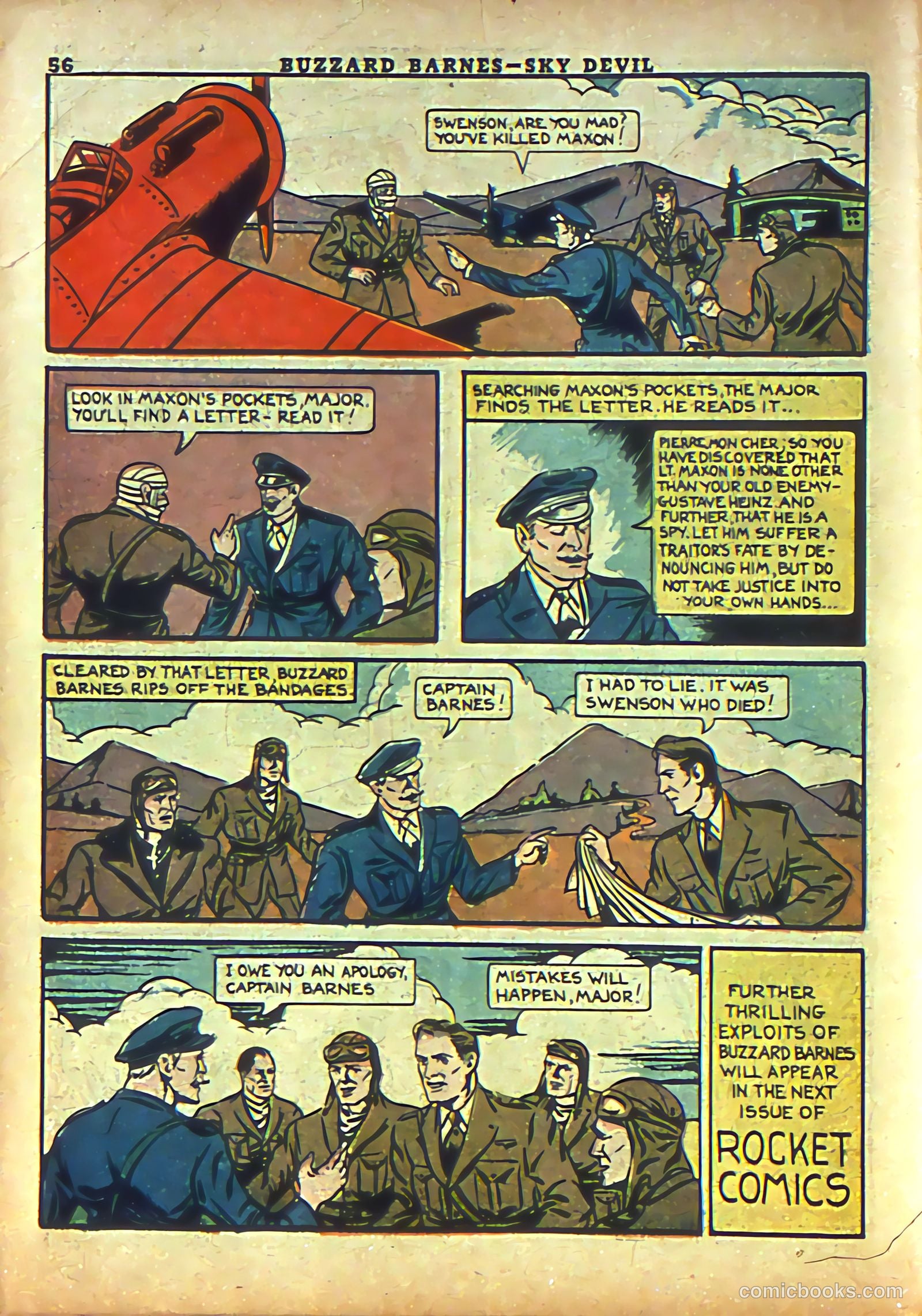 Rocket Comics #3 (1945) — page 58 of 68
