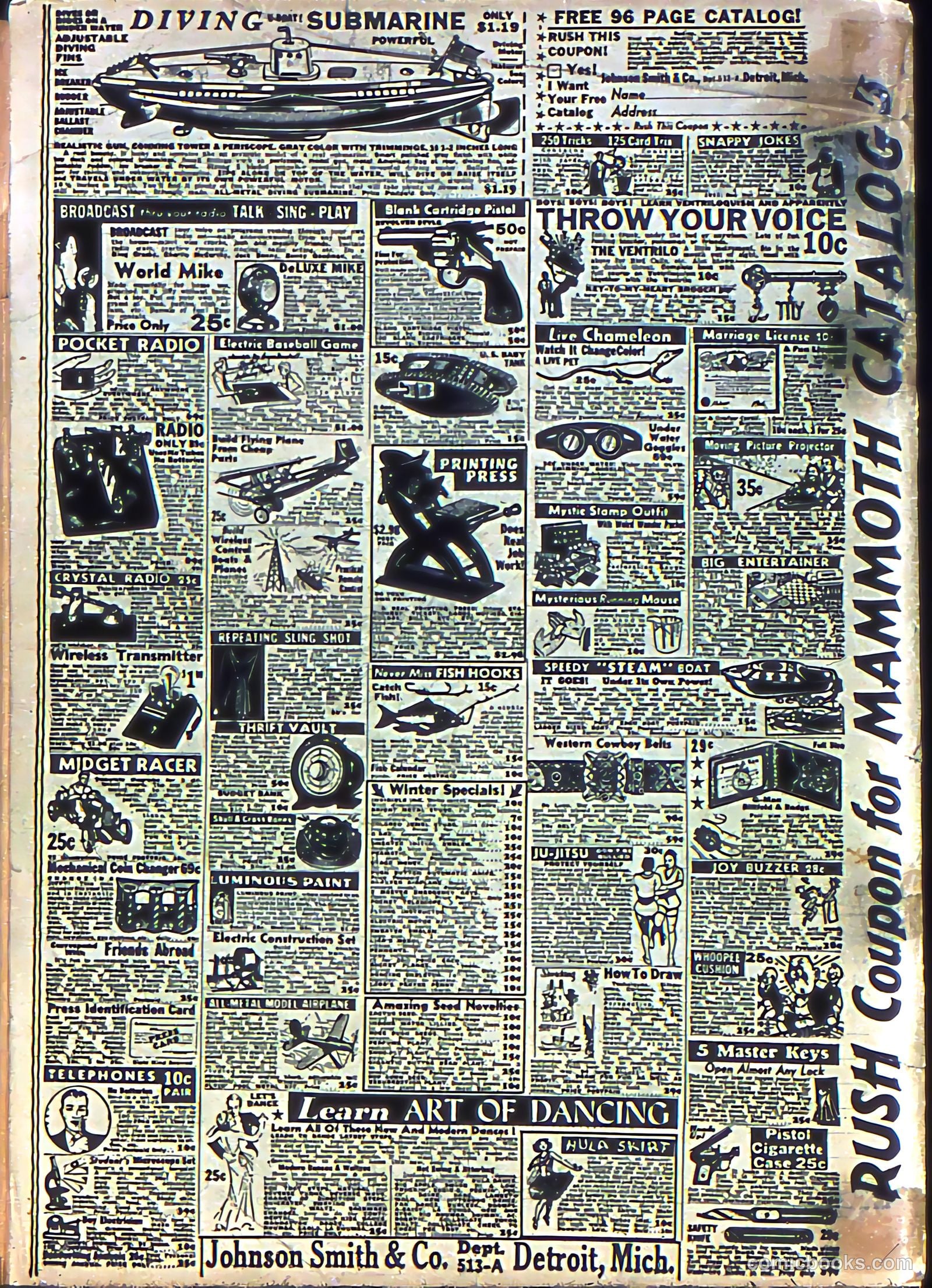 Rocket Comics #3 (1945) — page 68 of 68