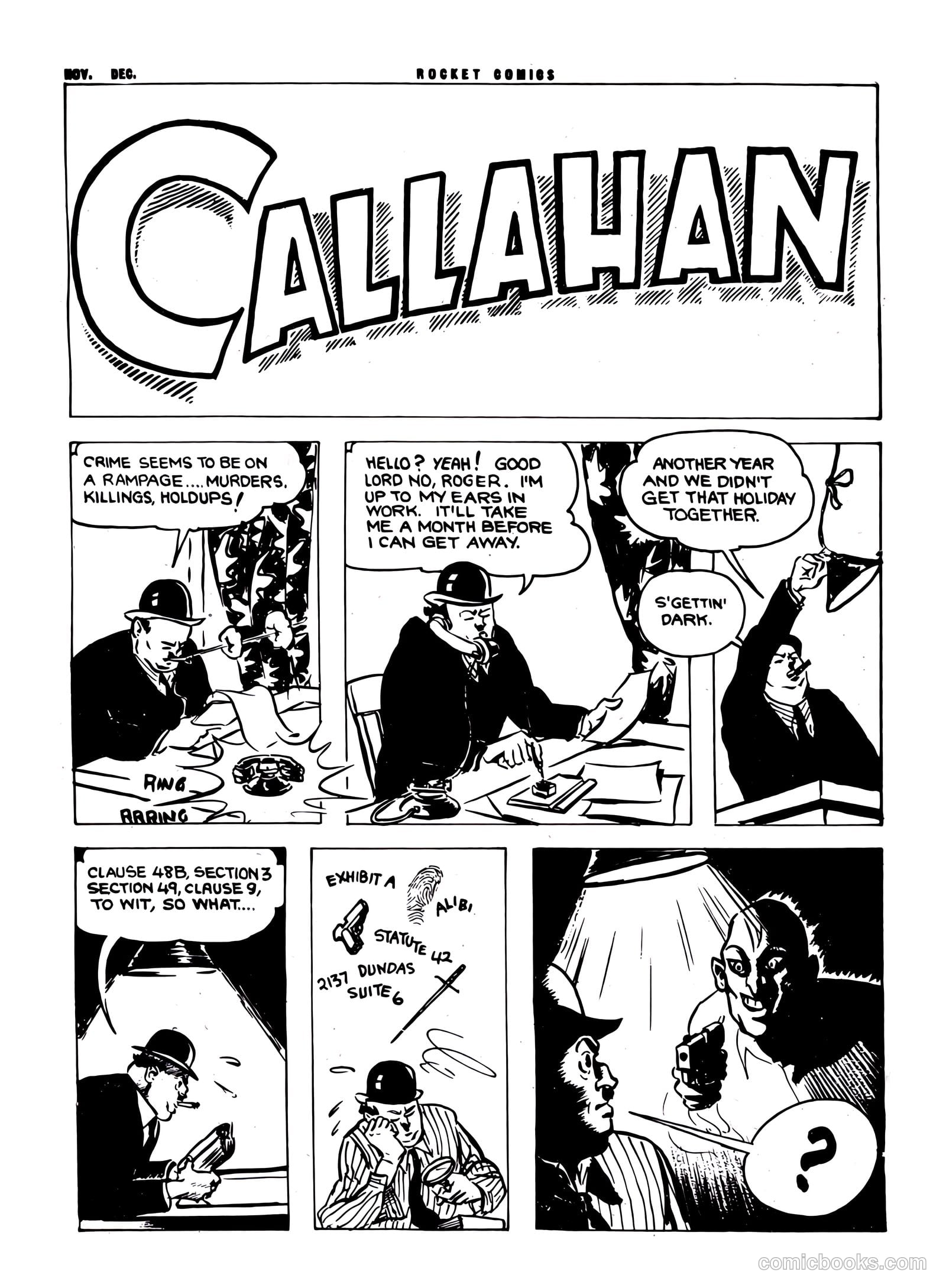 Rocket Comics #5 (1943) — page 2 of 48