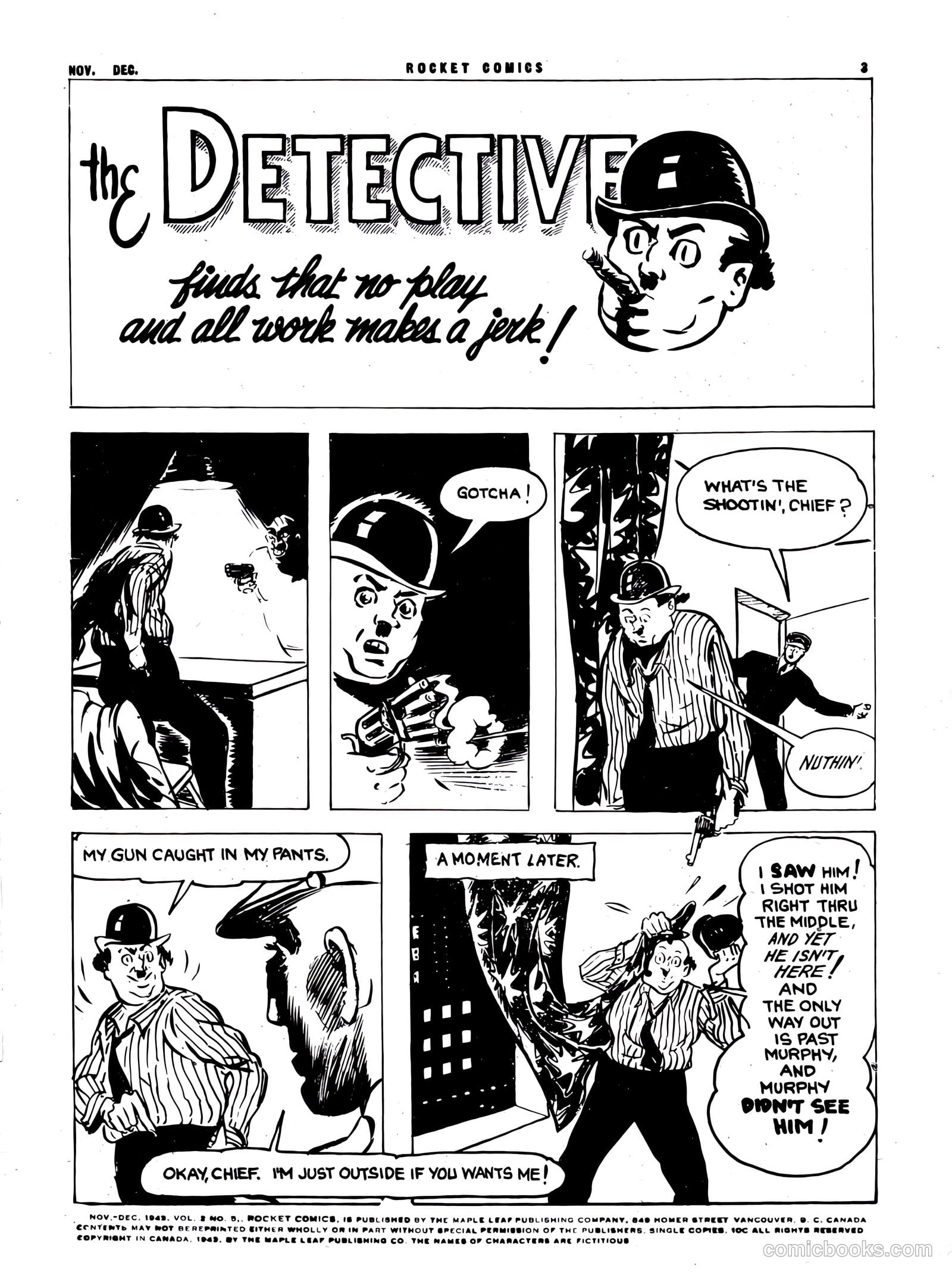 Rocket Comics #5 (1943) — page 3 of 48