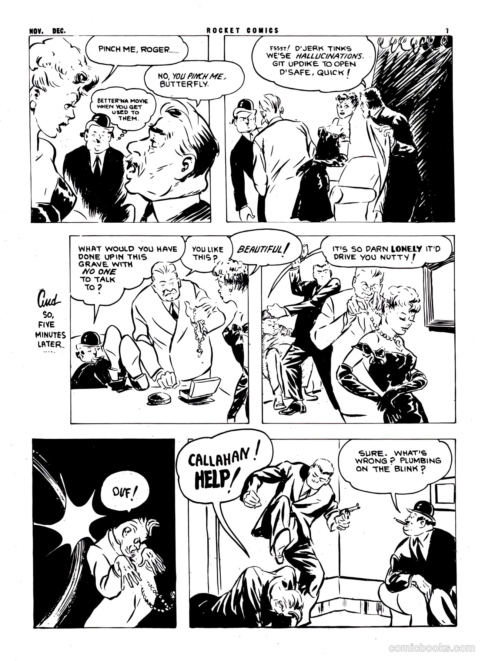 Rocket Comics #5 (1943) — page 7 of 48