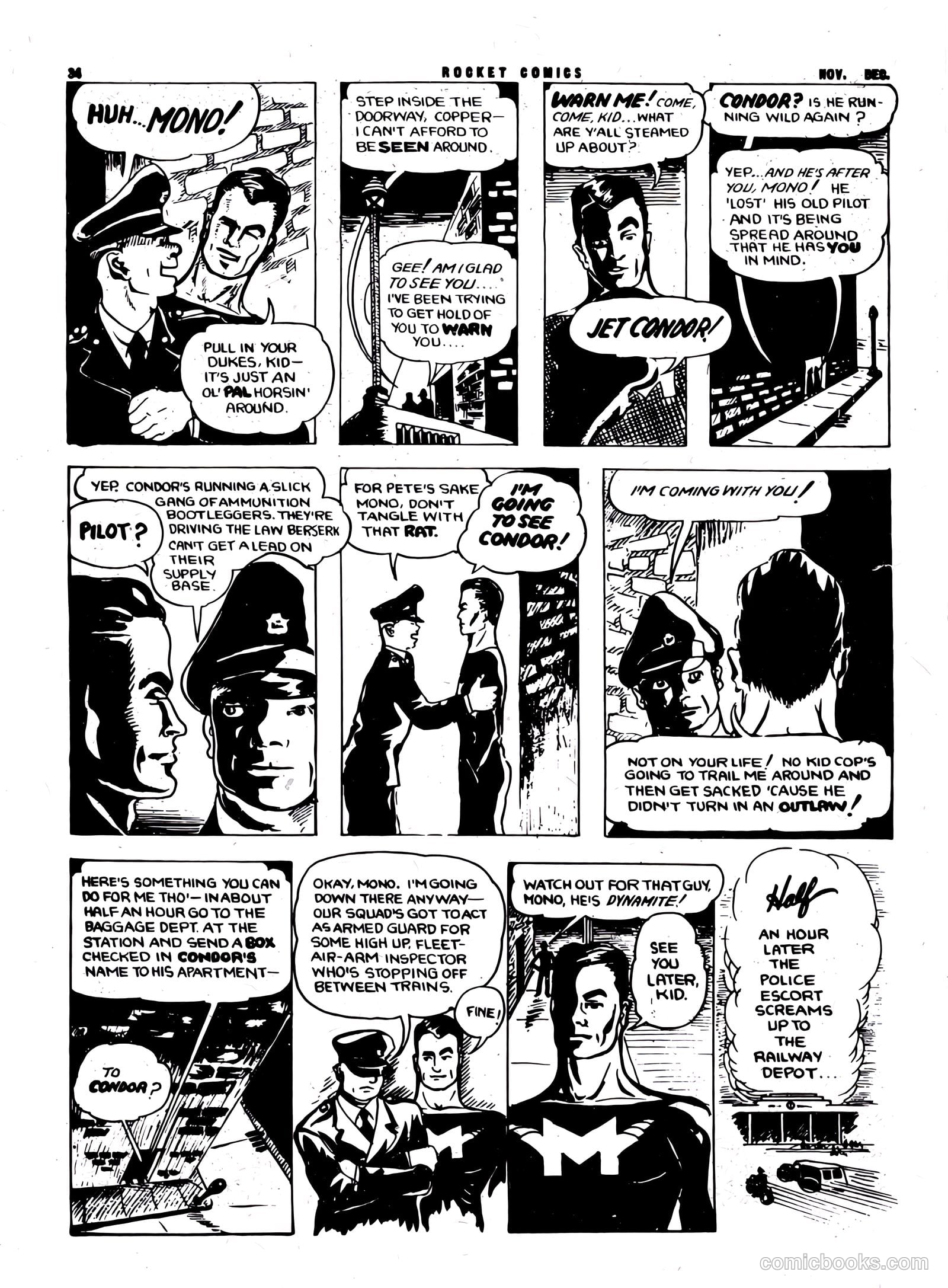 Rocket Comics #5 (1943) — page 34 of 48