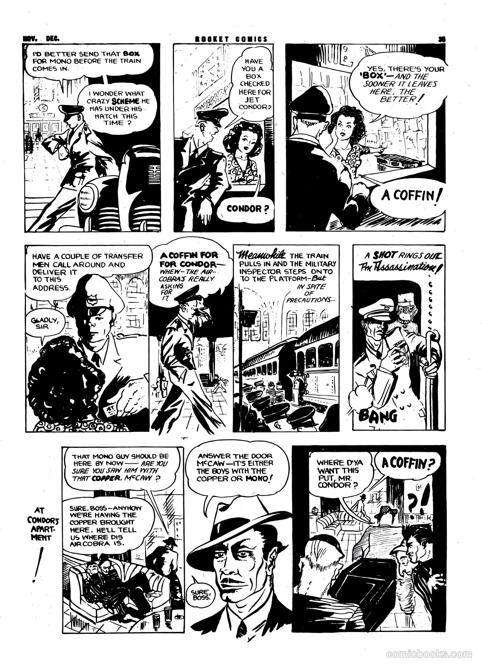 Rocket Comics #5 (1943) — page 35 of 48