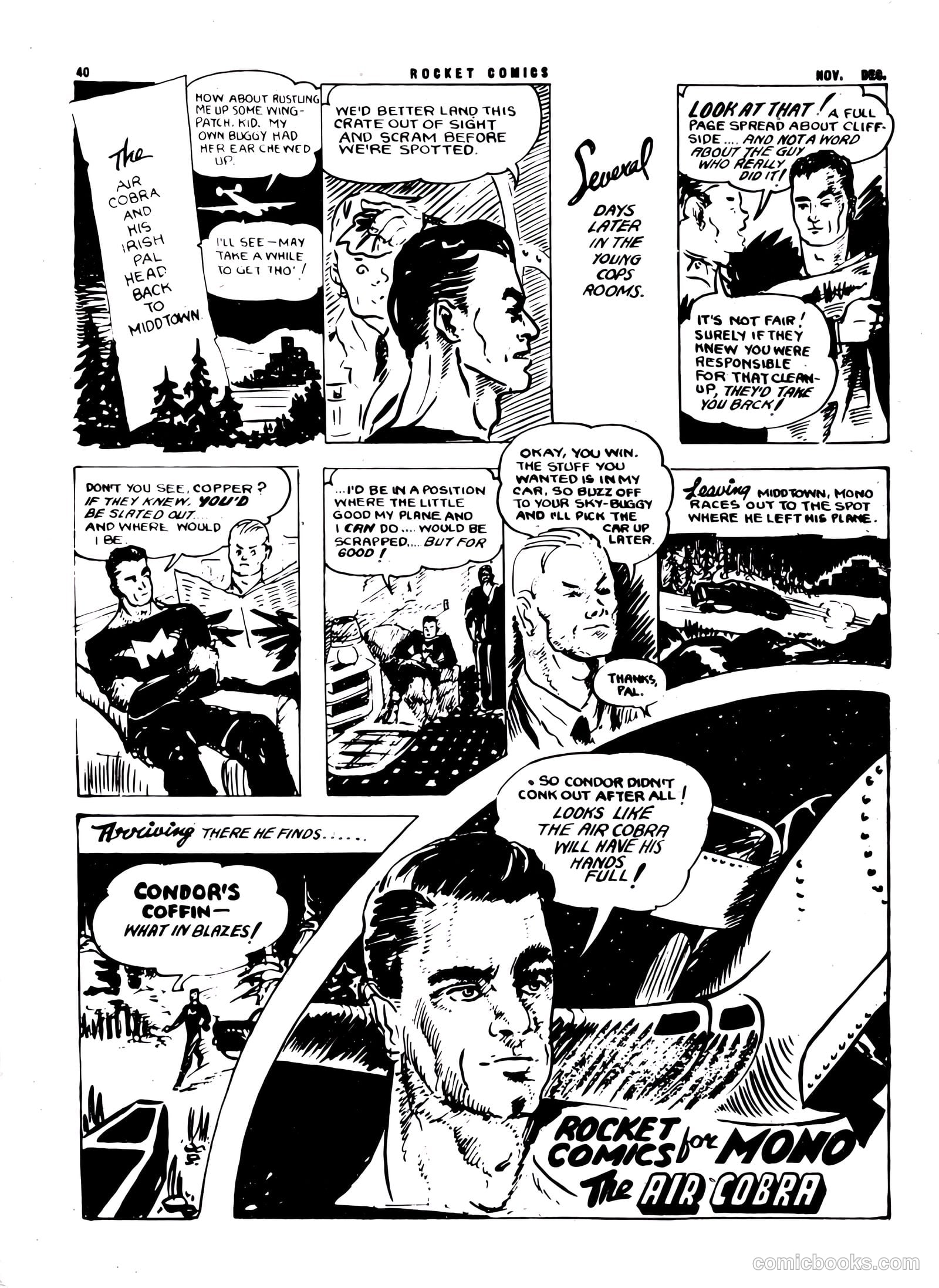 Rocket Comics #5 (1943) — page 40 of 48