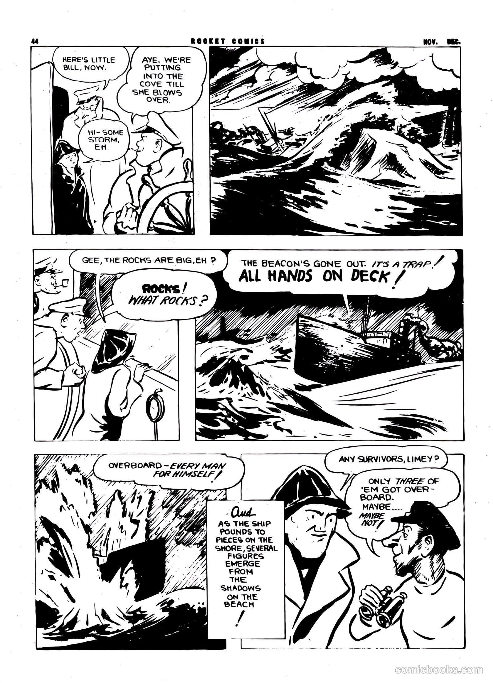 Rocket Comics #5 (1943) — page 44 of 48