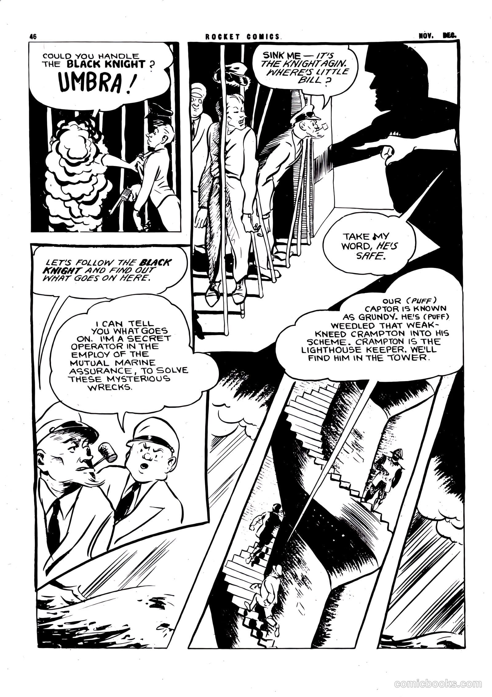Rocket Comics #5 (1943) — page 46 of 48