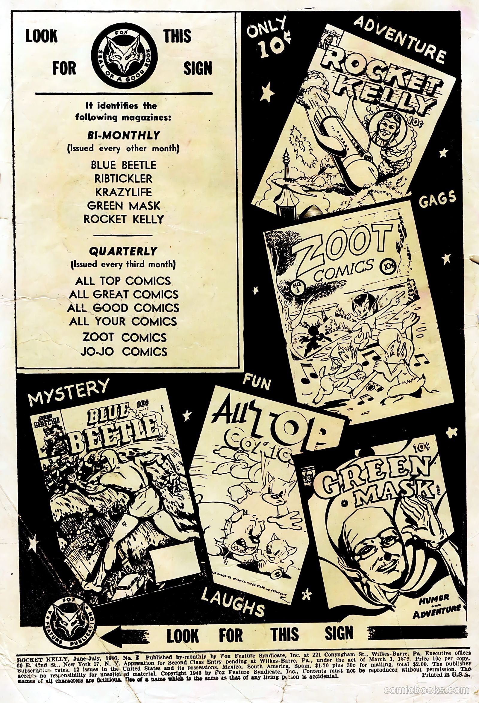Rocket Kelly #3 (1946) — page 2 of 36