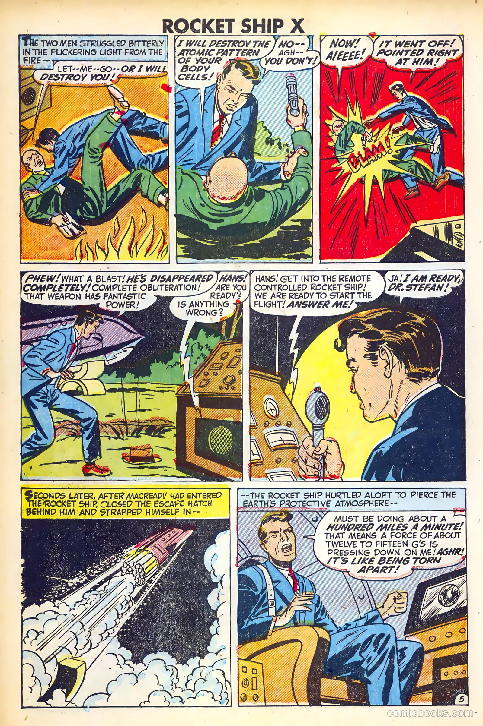 Rocket Ship X #1 (1951) — page 6 of 36