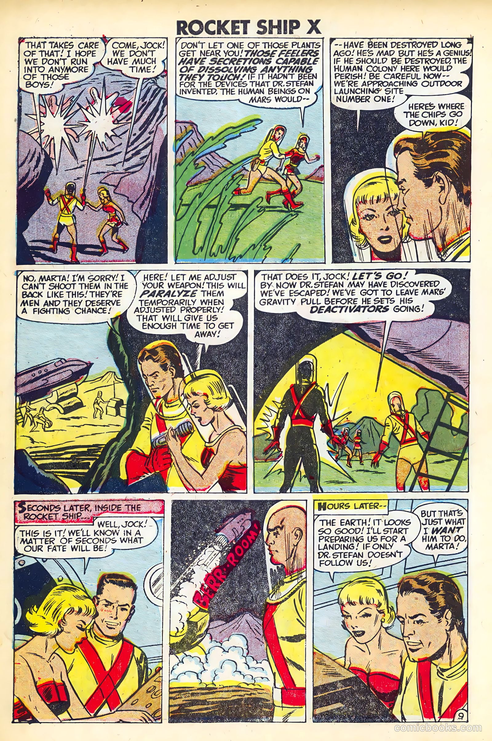 Rocket Ship X #1 (1951) — page 10 of 36