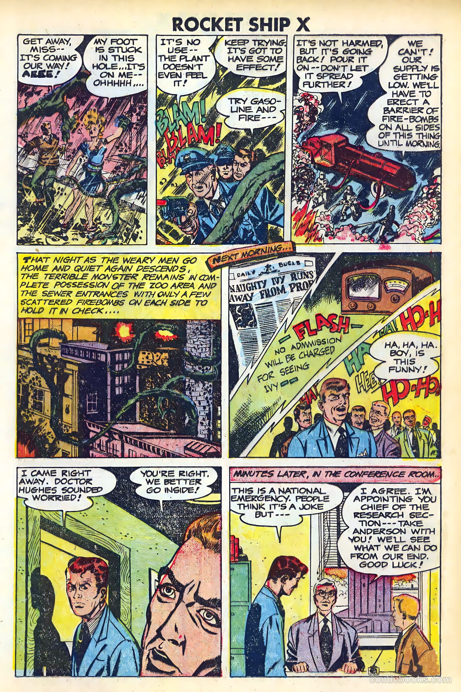 Rocket Ship X #1 (1951) — page 17 of 36