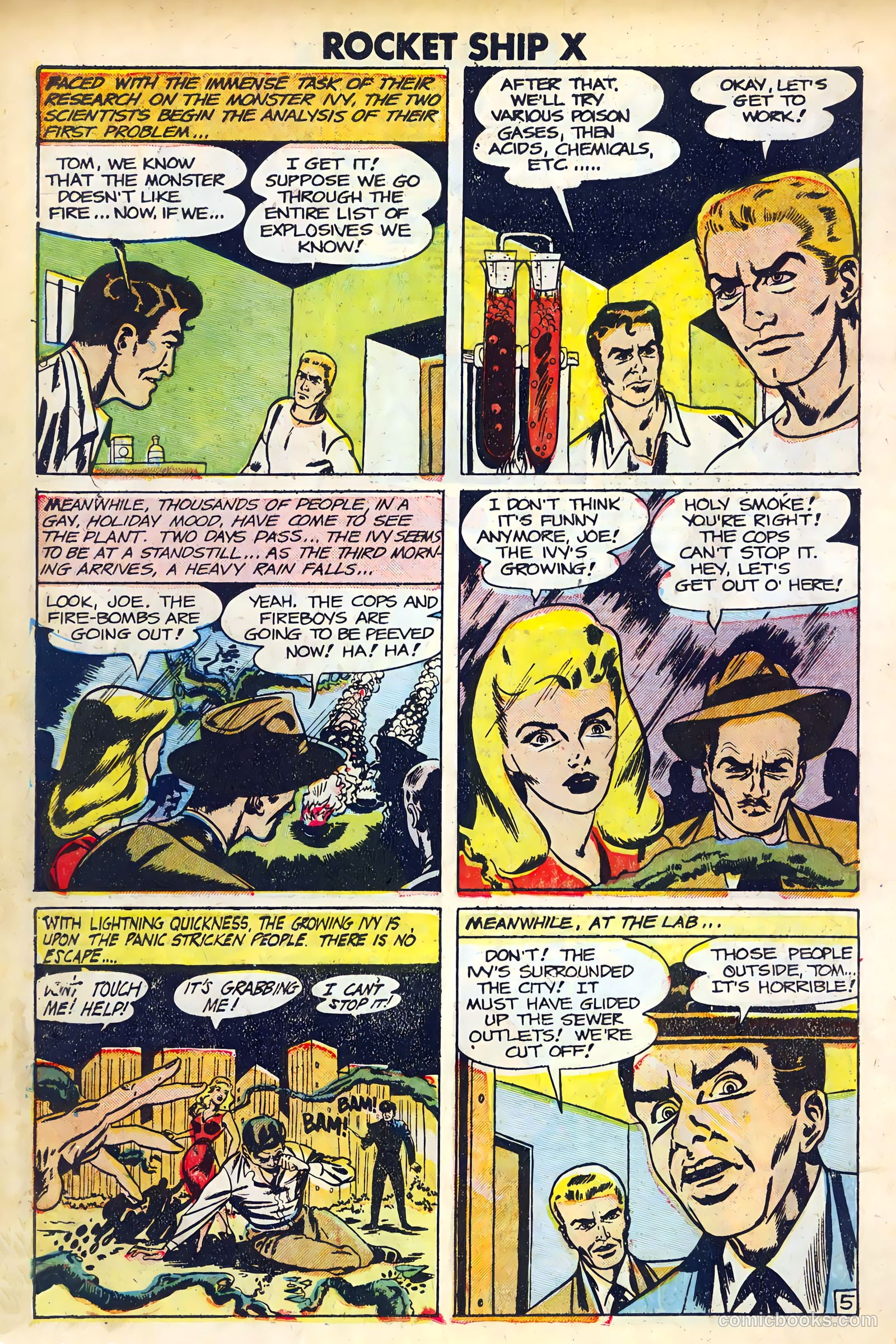 Rocket Ship X #1 (1951) — page 18 of 36