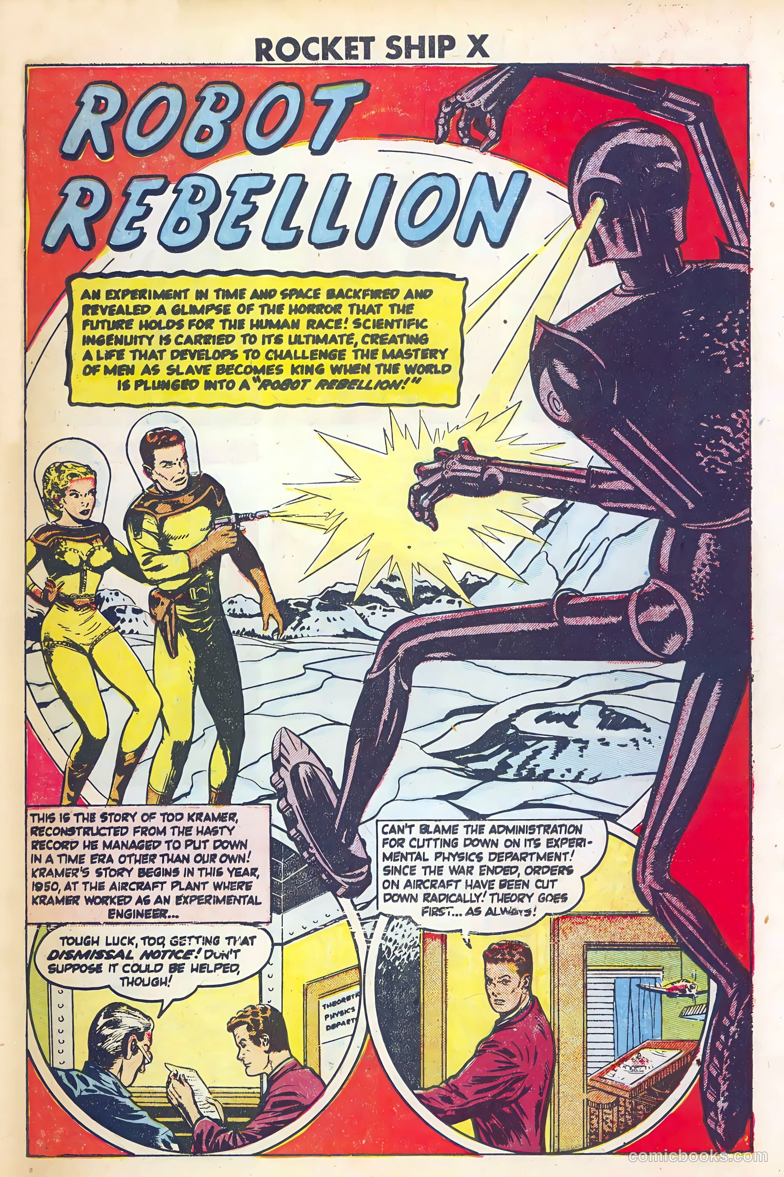 Rocket Ship X #1 (1951) — page 23 of 36