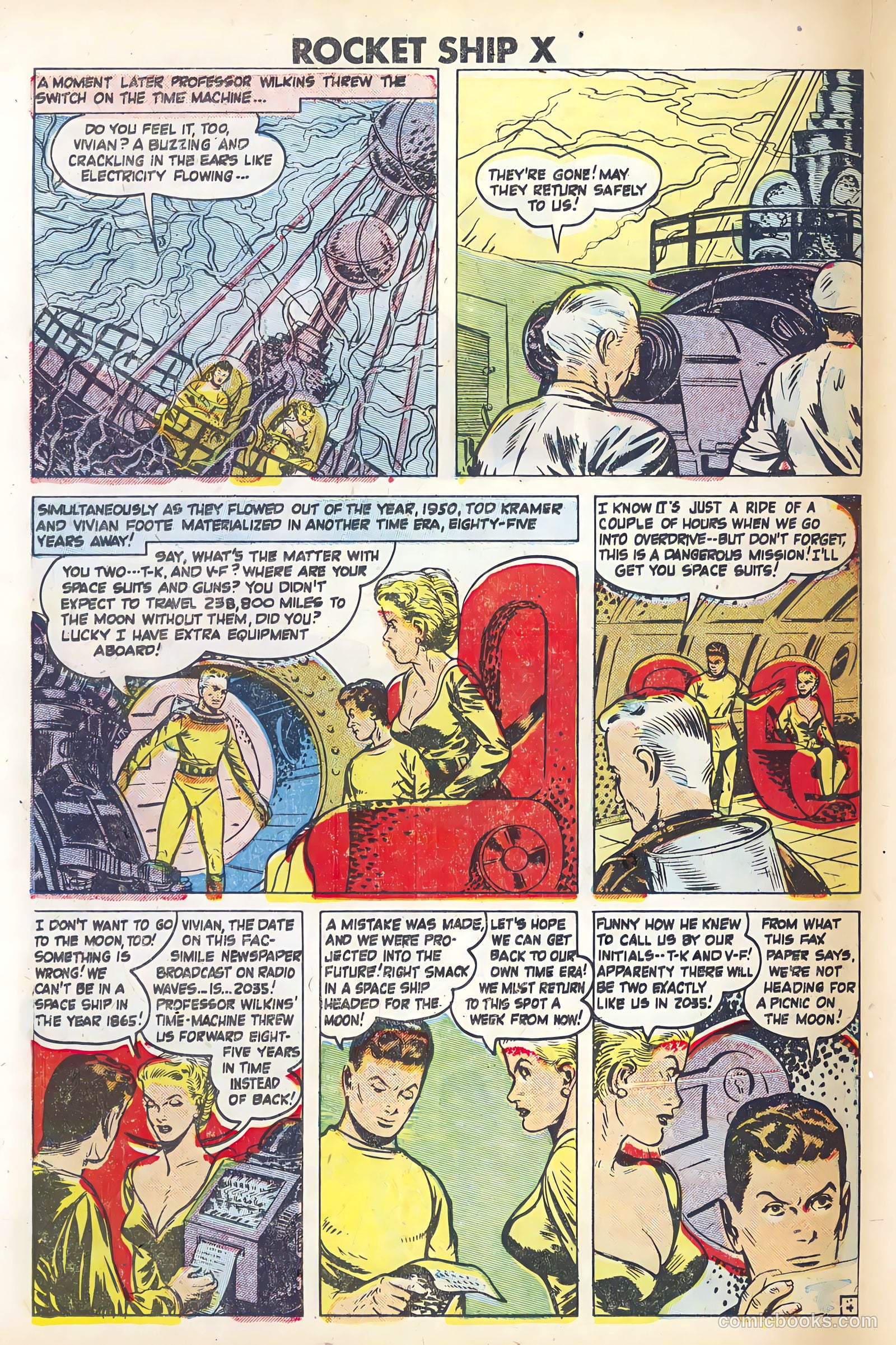 Rocket Ship X #1 (1951) — page 26 of 36