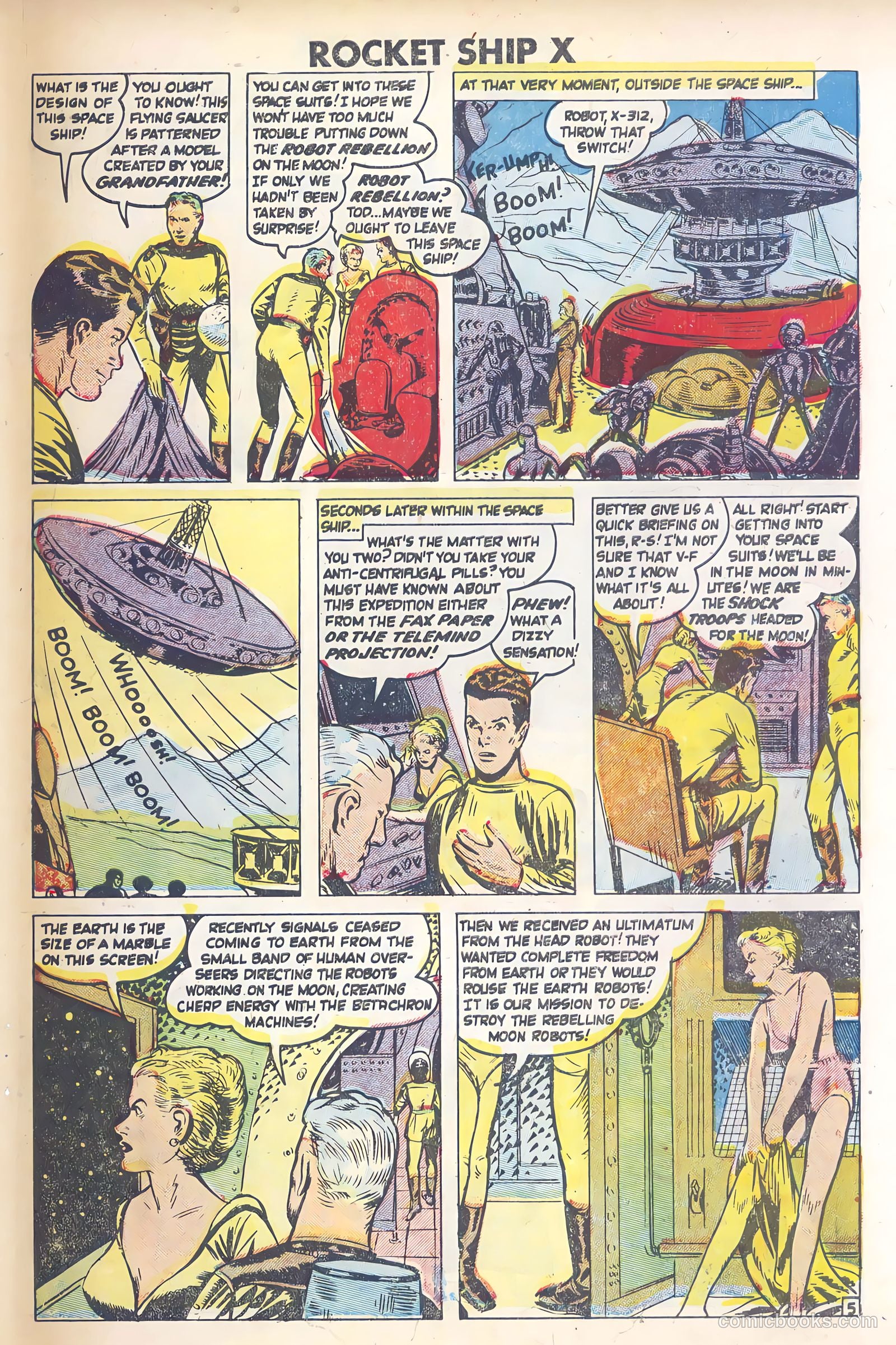 Rocket Ship X #1 (1951) — page 27 of 36