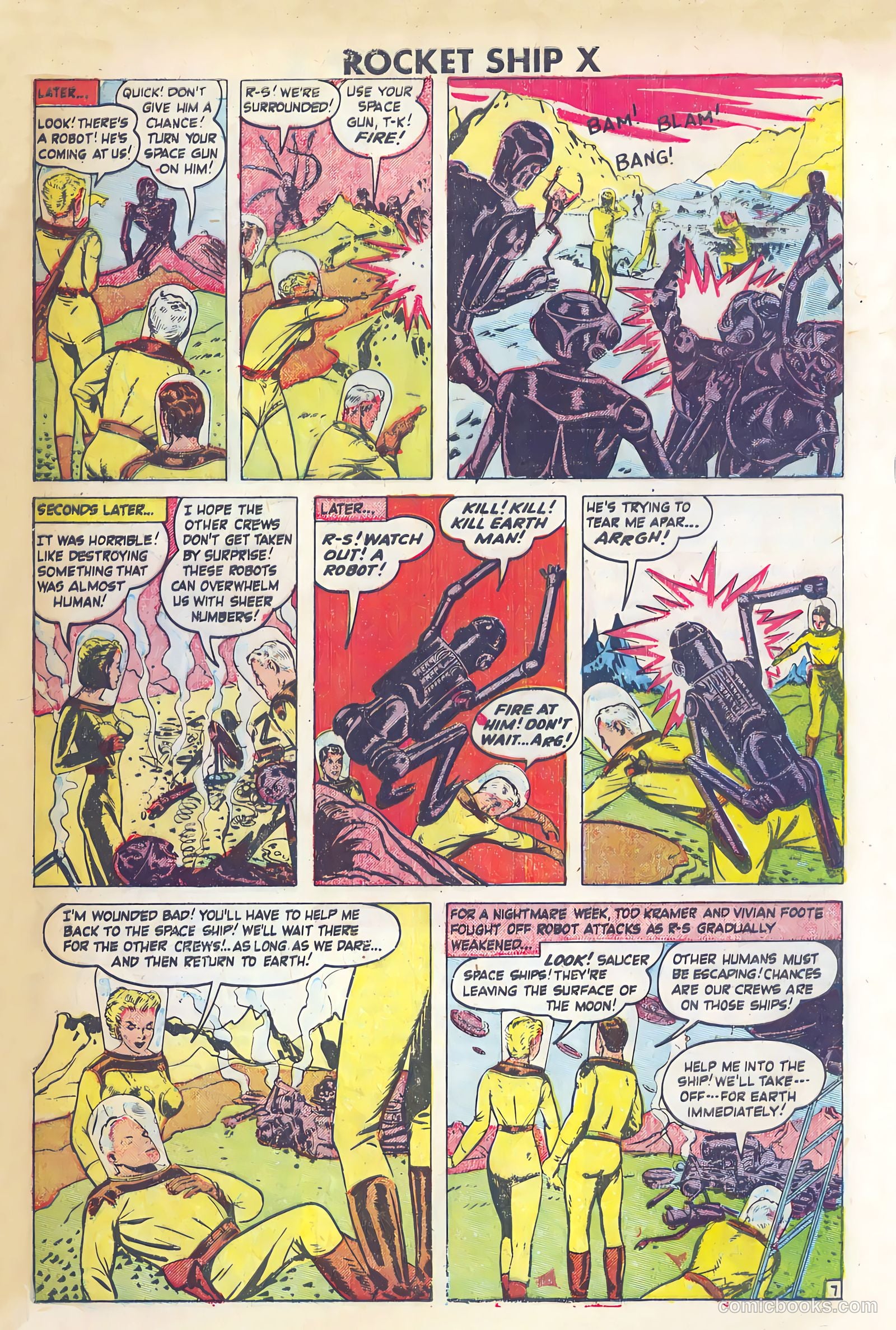 Rocket Ship X #1 (1951) — page 29 of 36