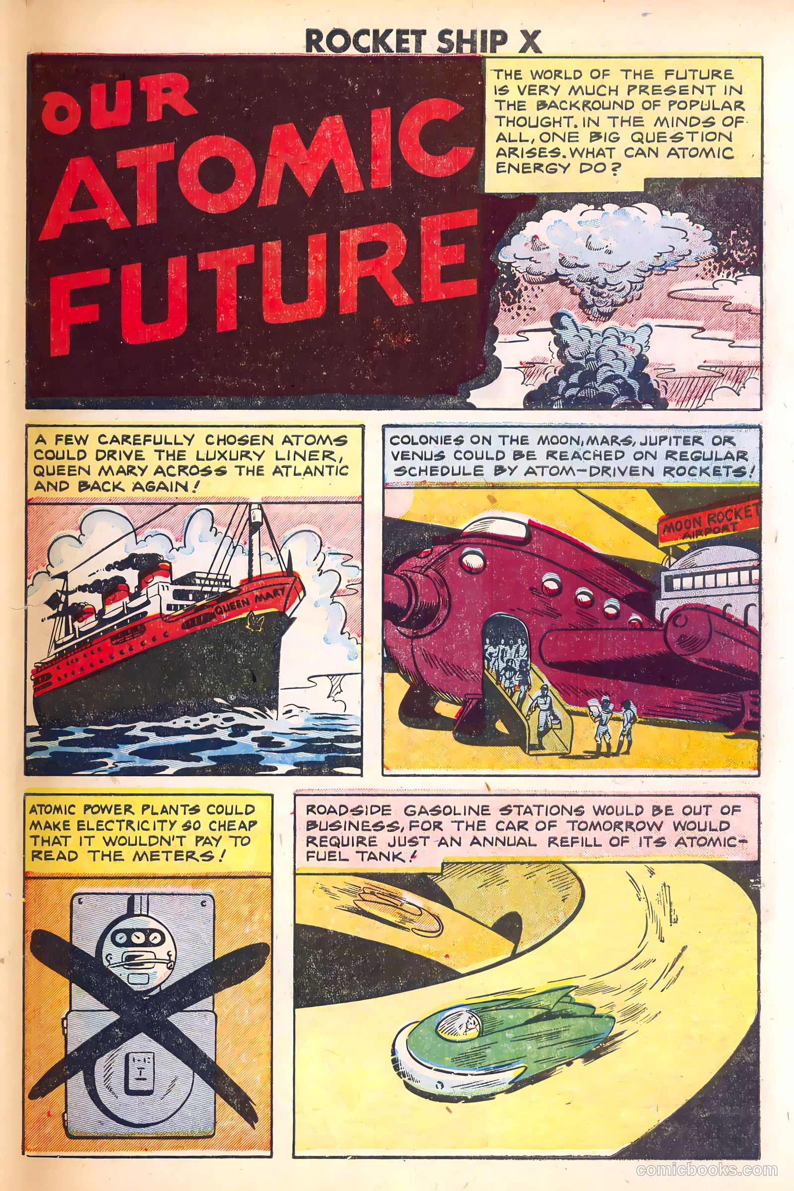 Rocket Ship X #1 (1951) — page 31 of 36