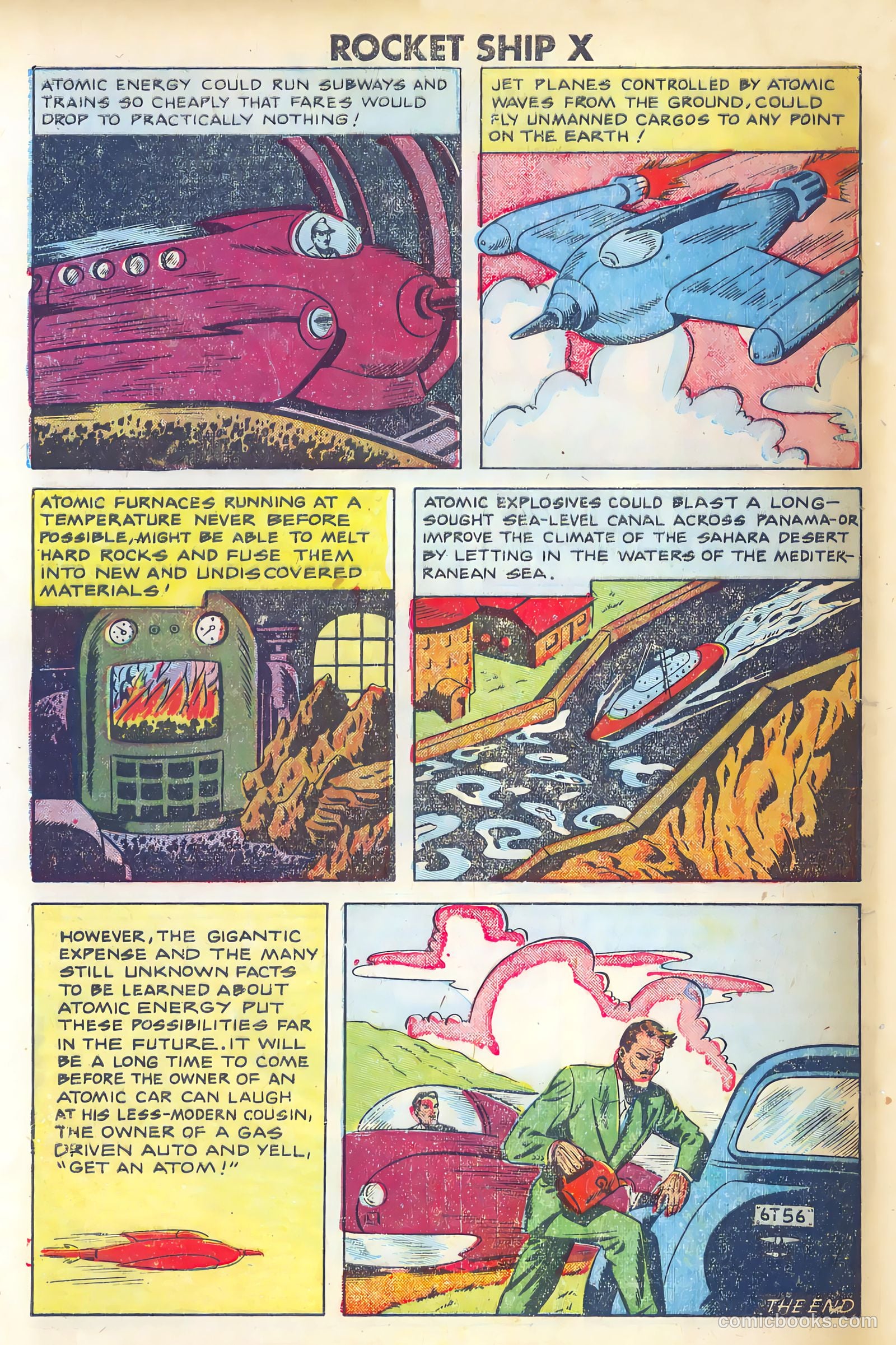 Rocket Ship X #1 (1951) — page 32 of 36